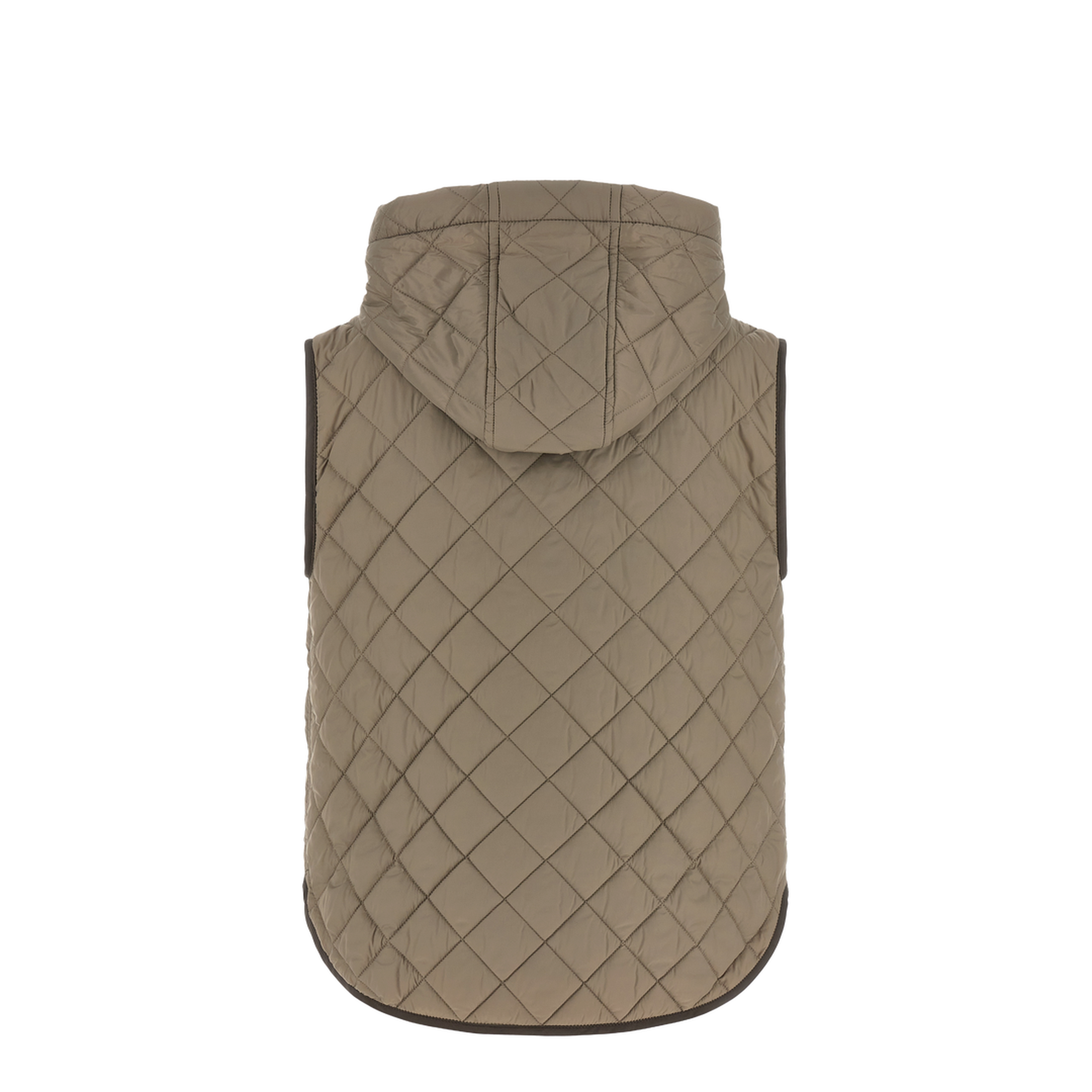 Women's Quilted Vest Gilet Gray