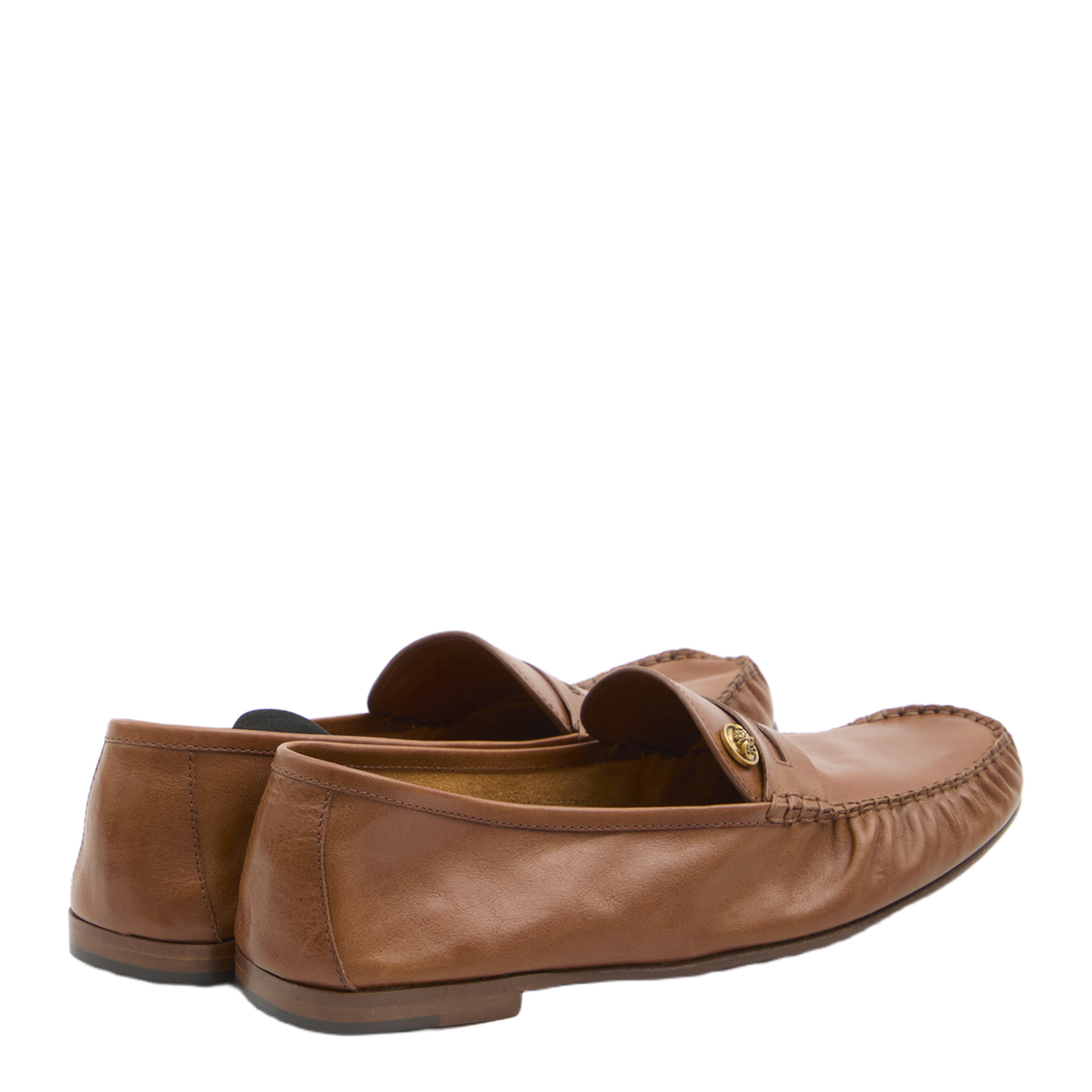 Medusa Leather Loafers