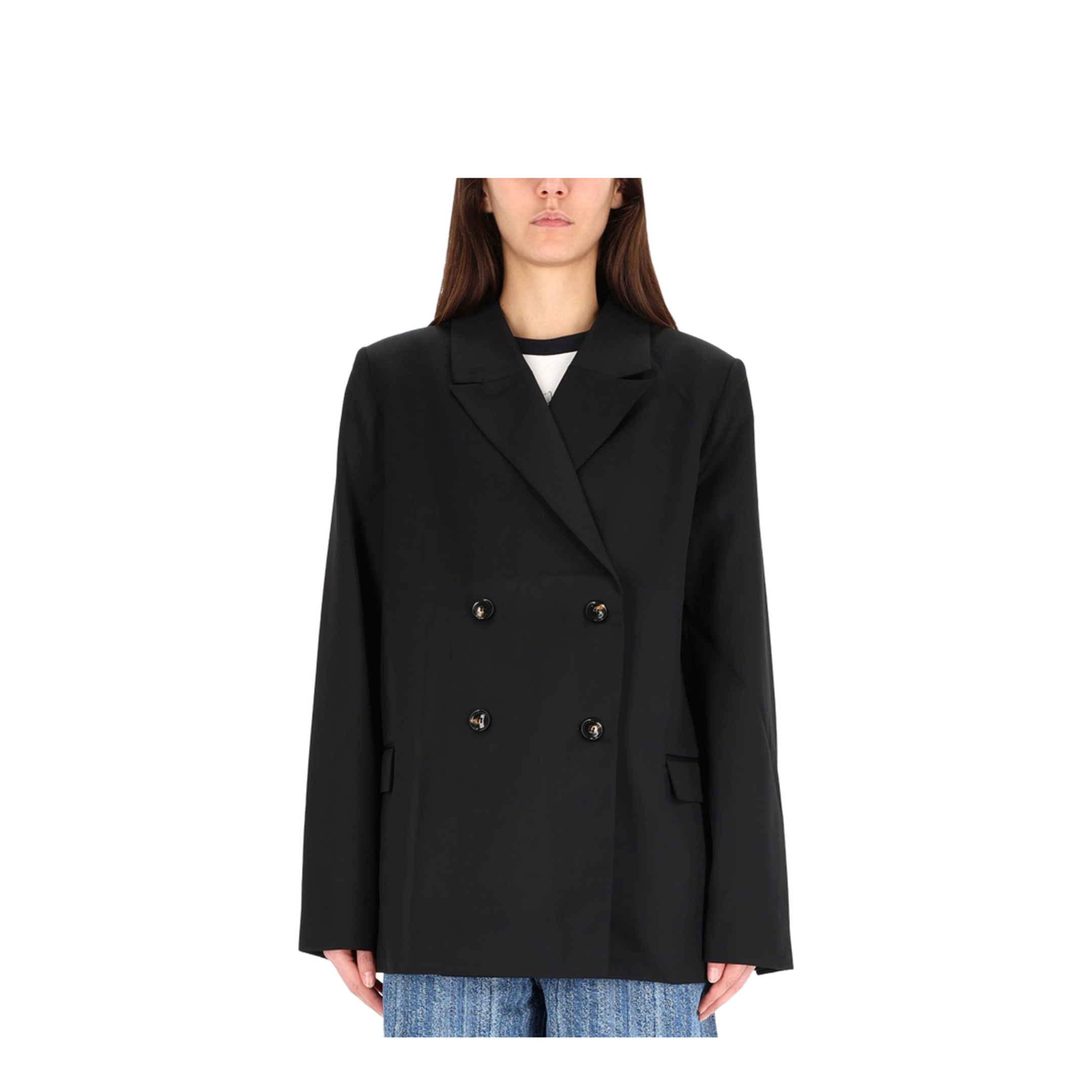 Double-Breasted Wool Jacket