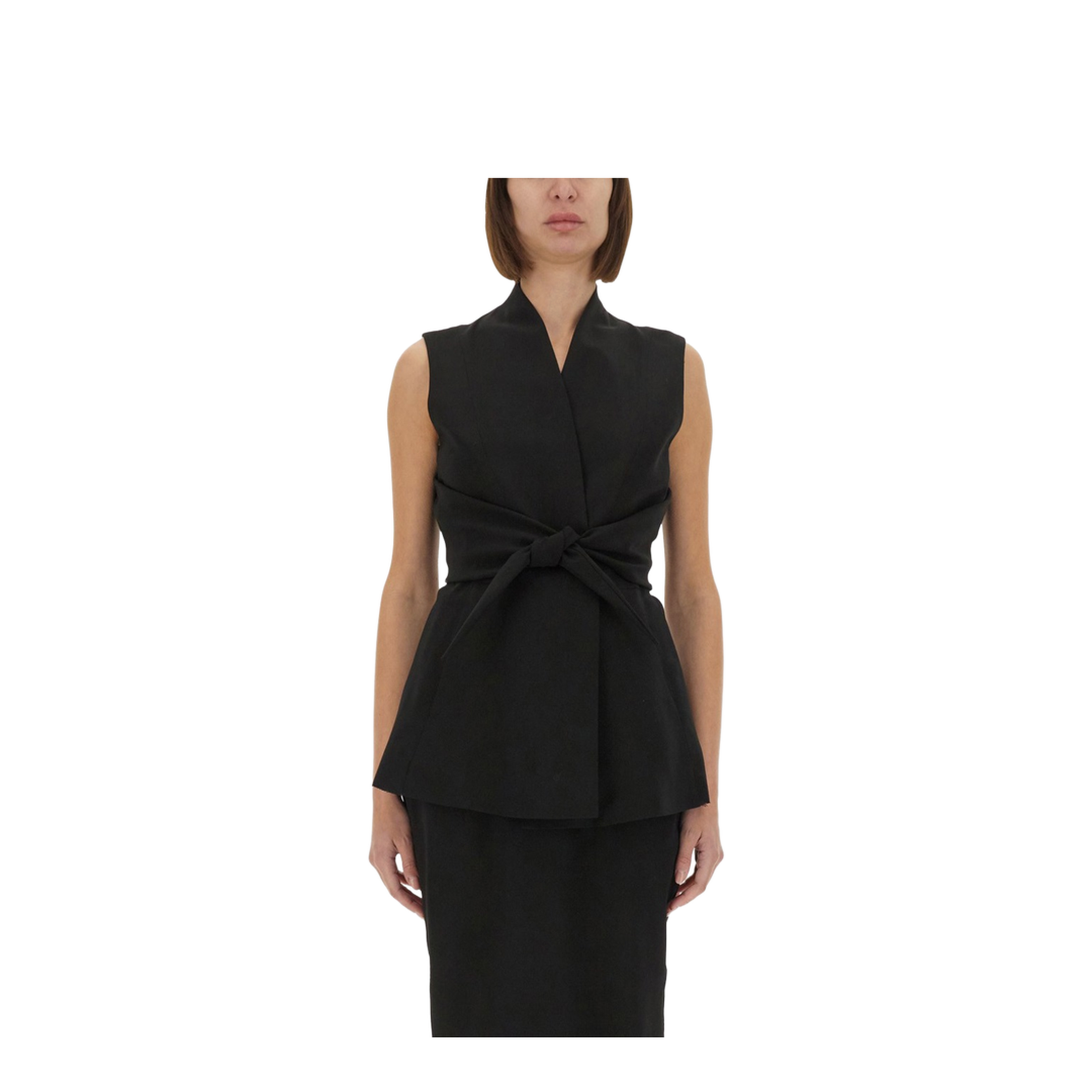 Structured Sleeveless Jacket