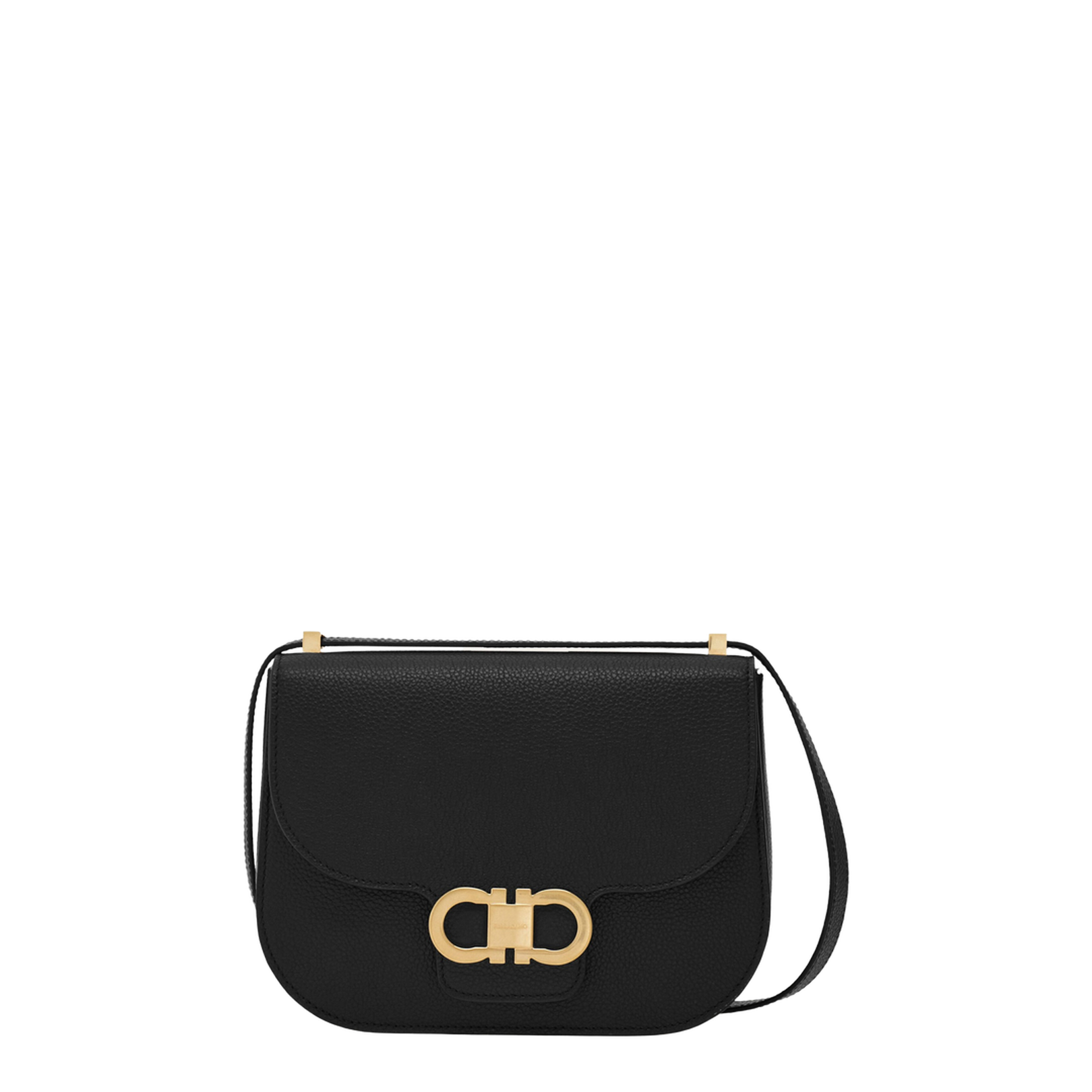 Elegant Grained Leather Shoulder Bag