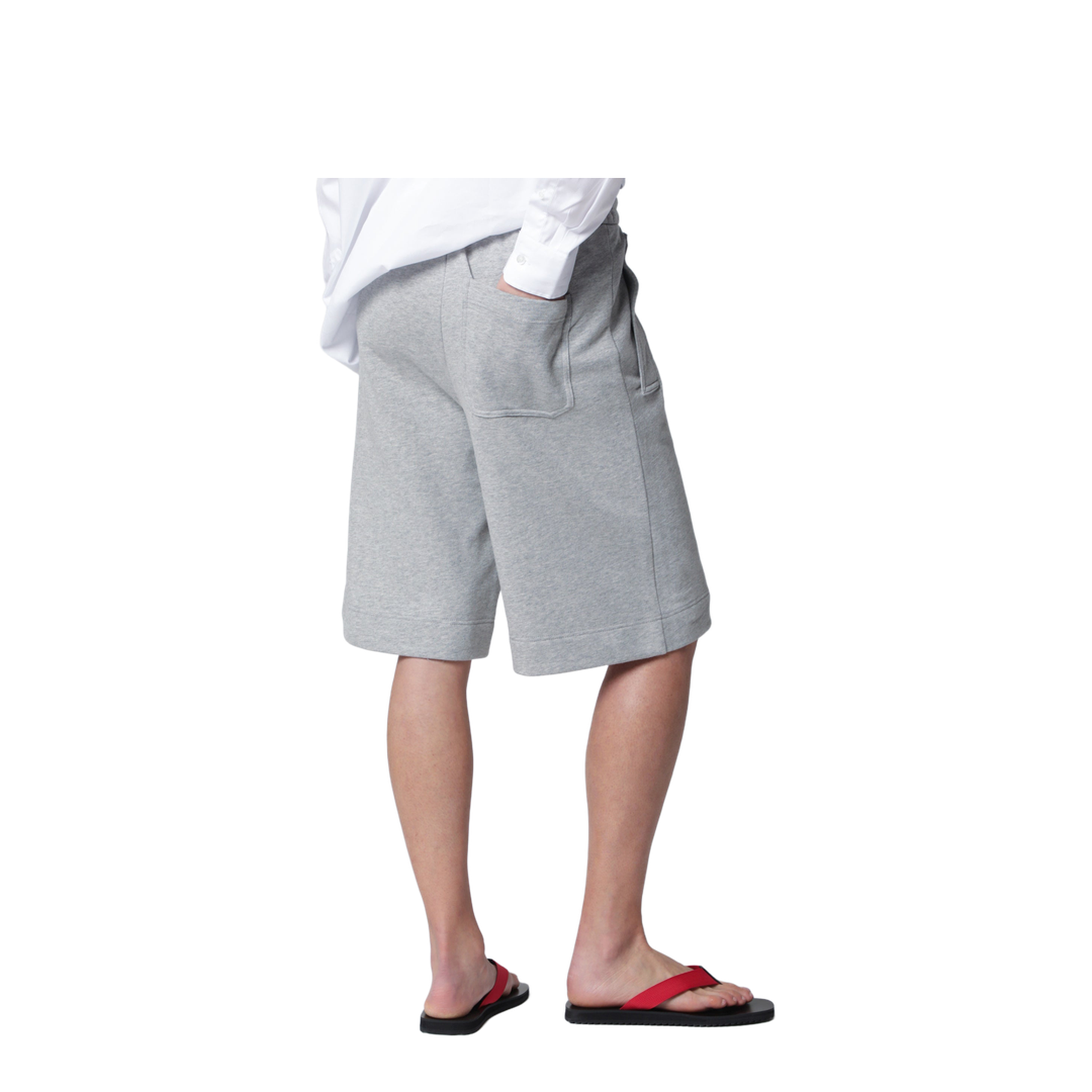 MAYFEYR - Dries Van Noten - Grey Cotton Shorts - 111743610813