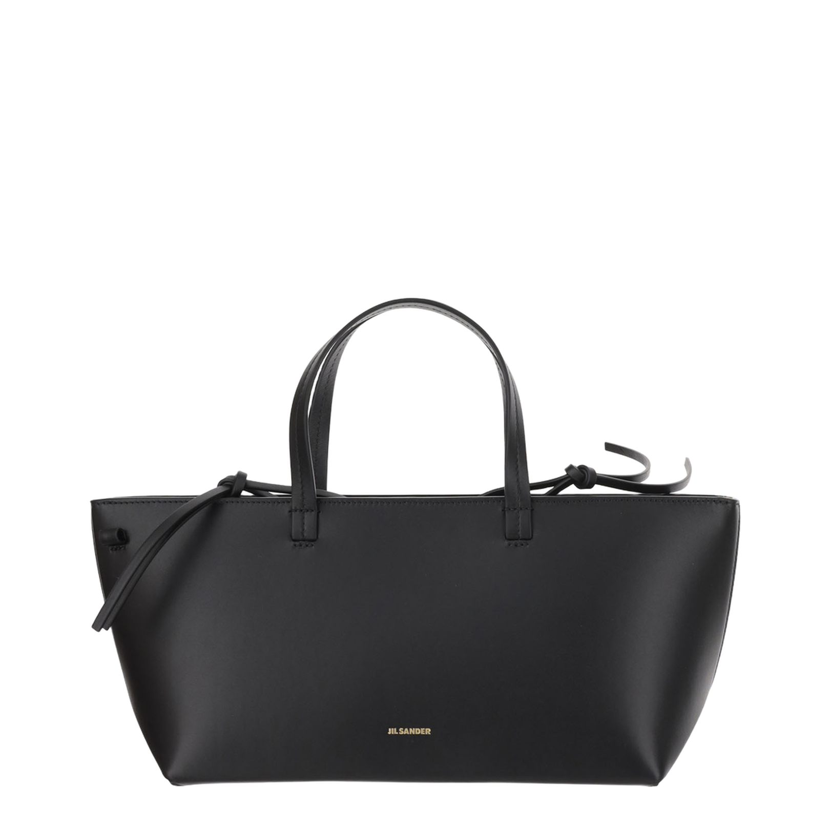 Bateau Black Leather Seal Bag