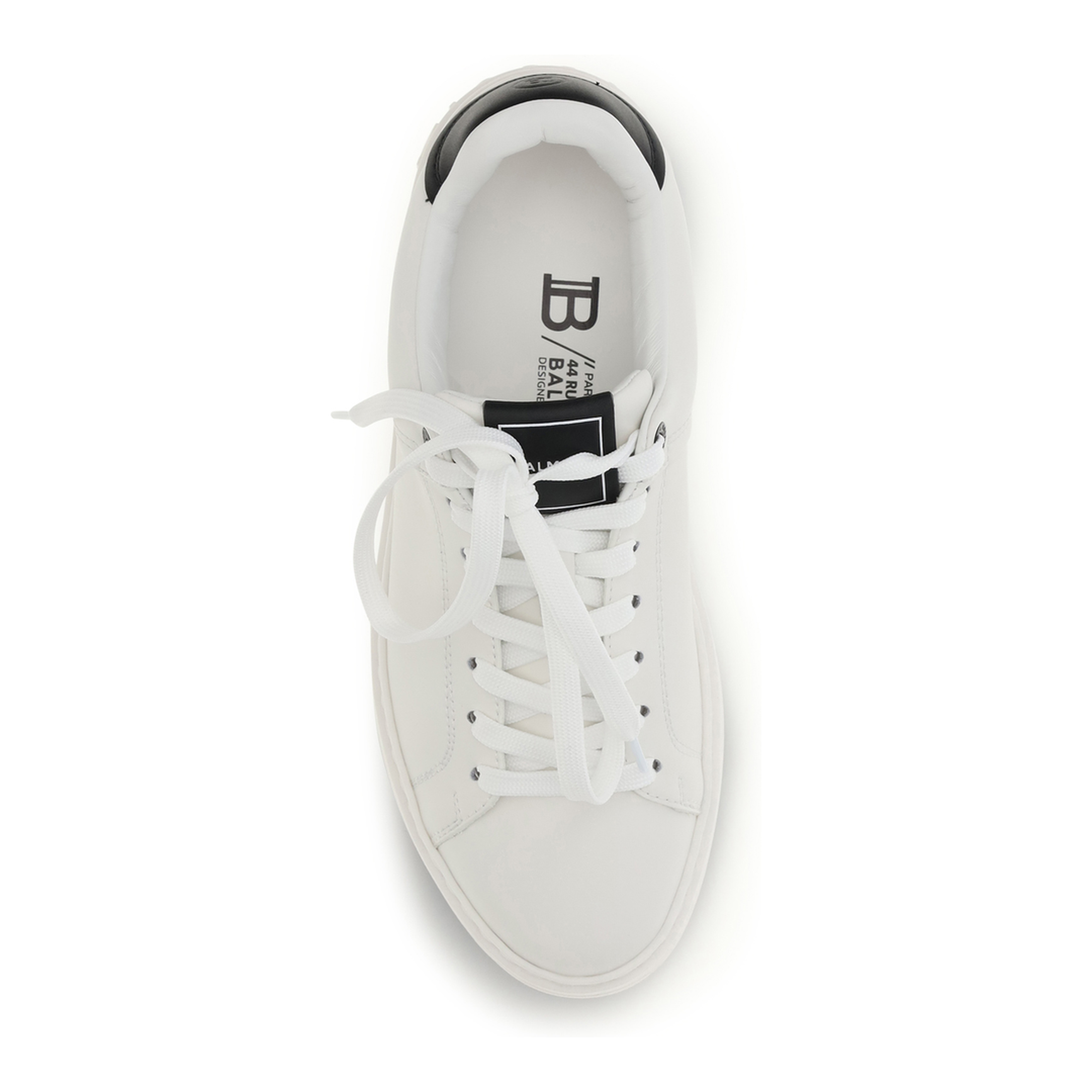 MAYFEYR - Balmain - B-Court Sneakers In Calfskin Leather - GN0VI690LVTR