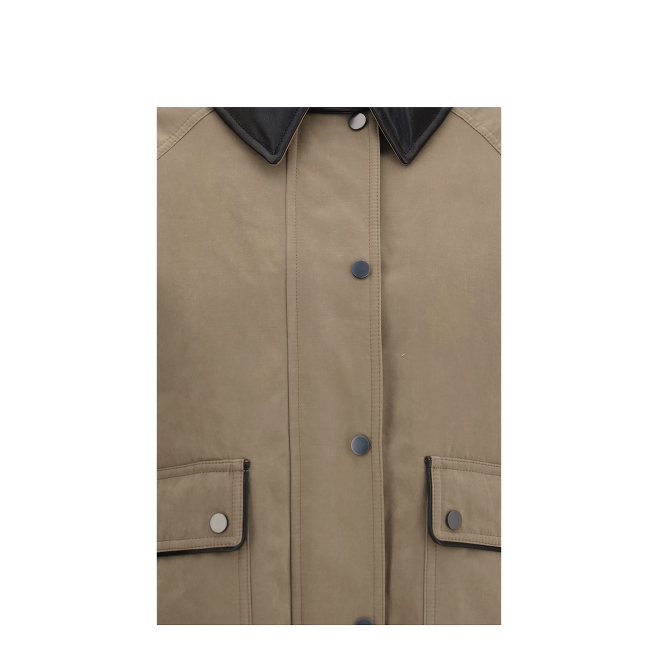 MAYFEYR - Brunello Cucinelli - Padded Down Jacket With Leather Collar - MG5457551