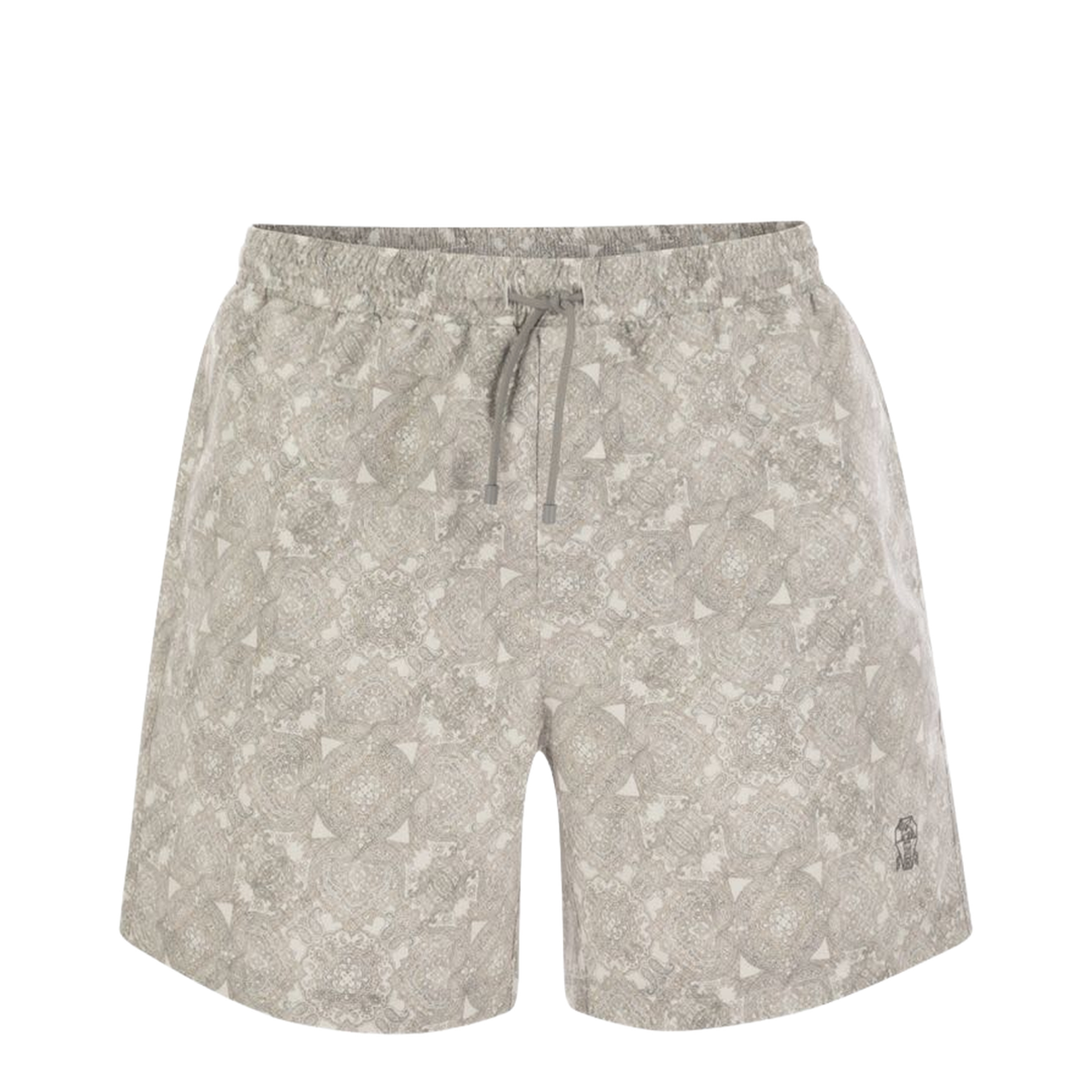 Beach Swimsuit With Paisley Design