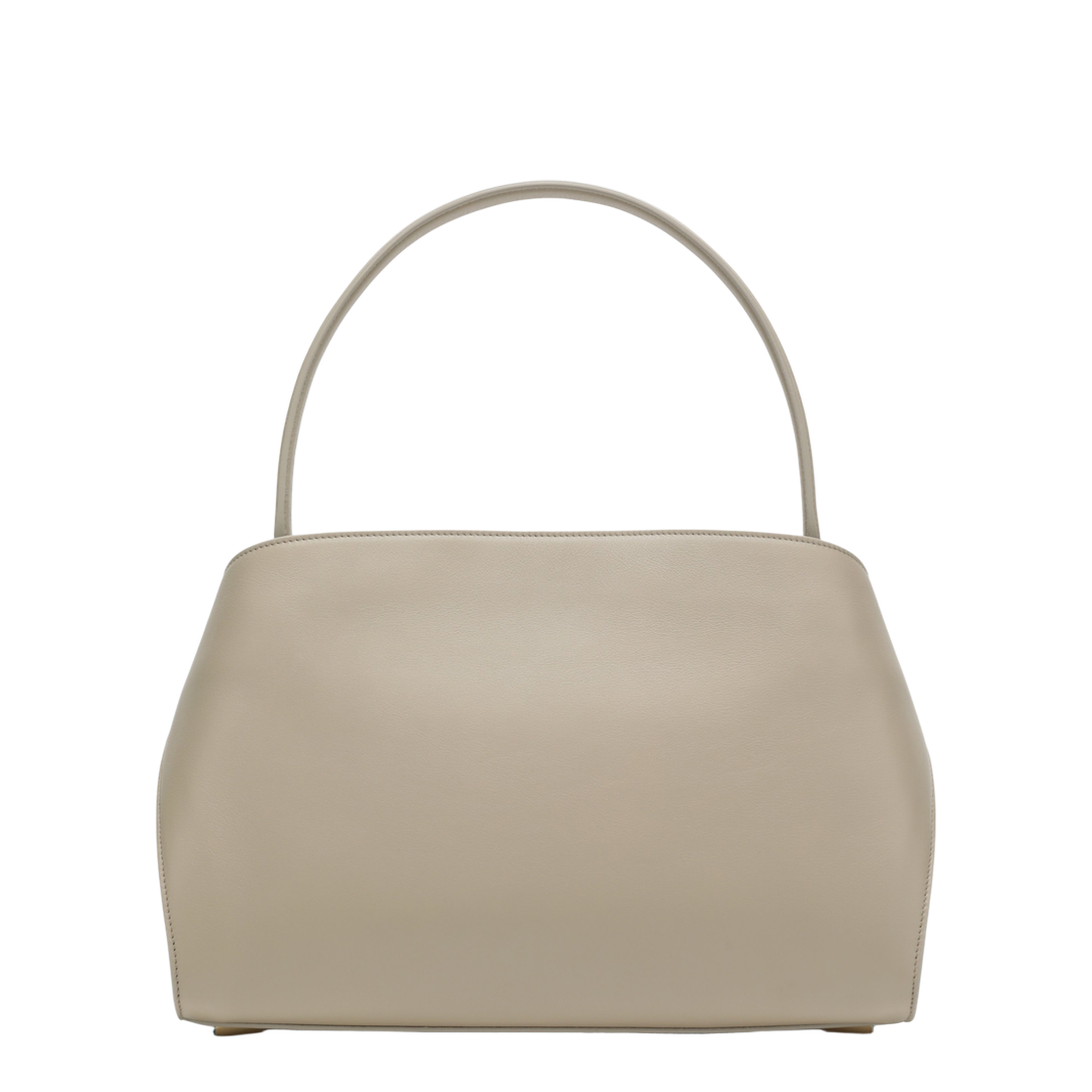 Ivory Hug Soft M Handbag in Leather