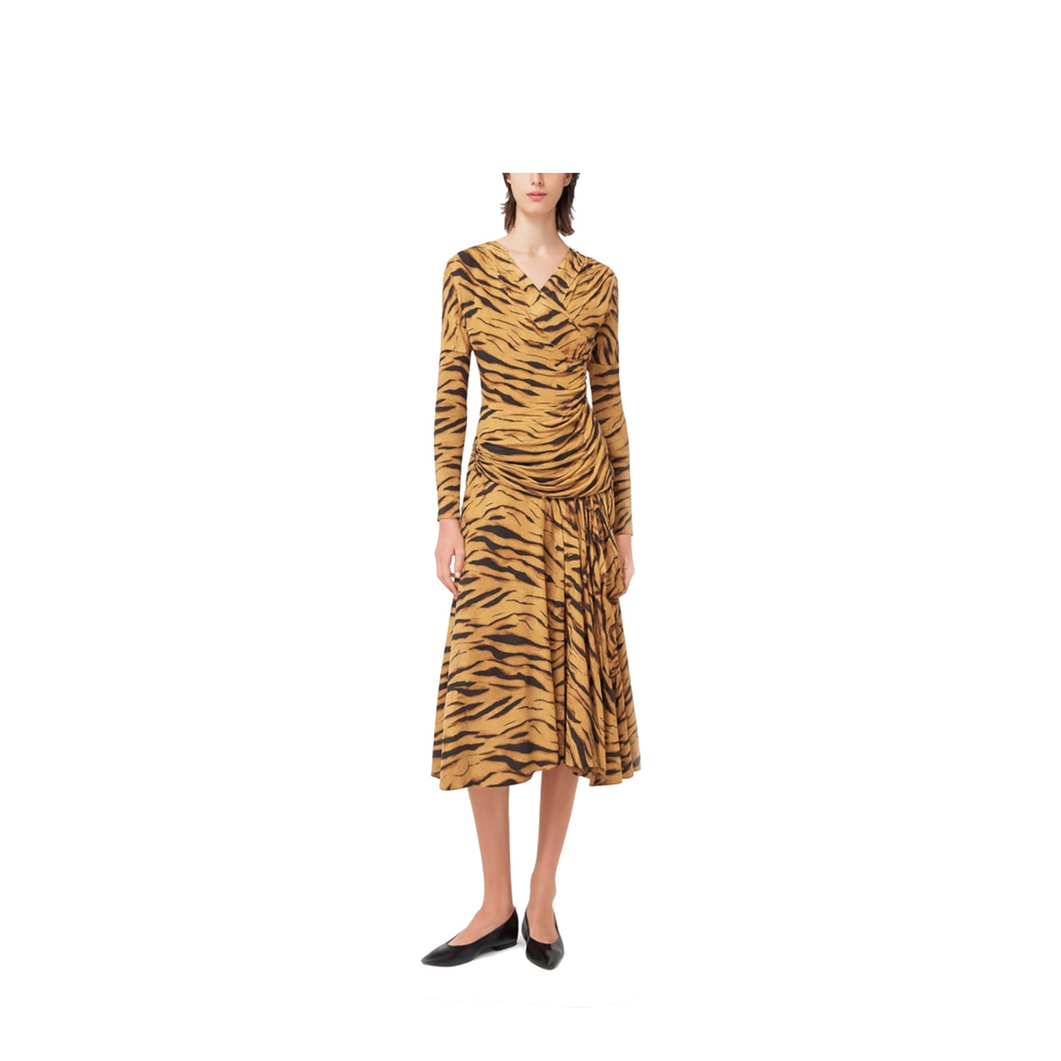 Long Dress with Zebra Print