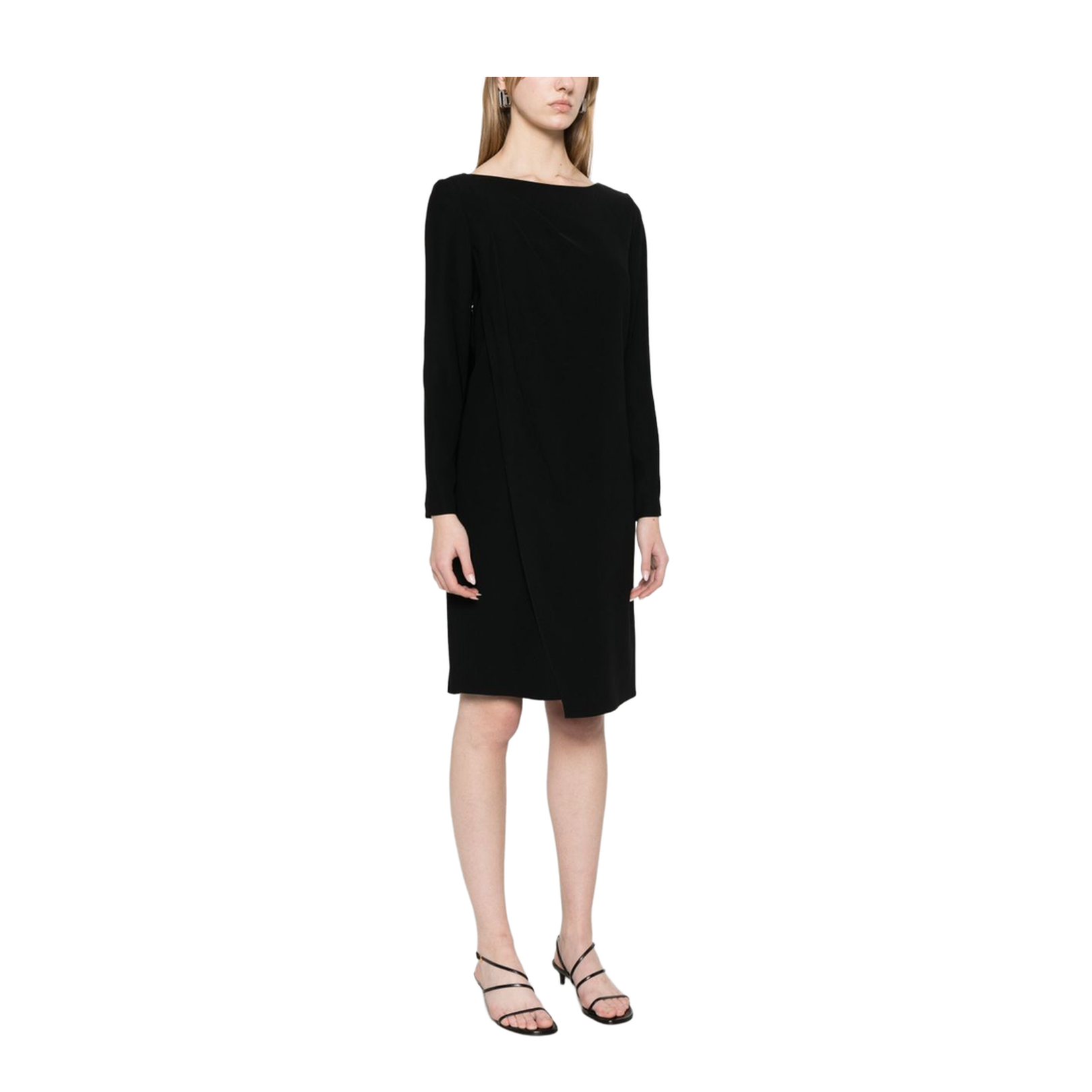 Black Side Zip Dress
