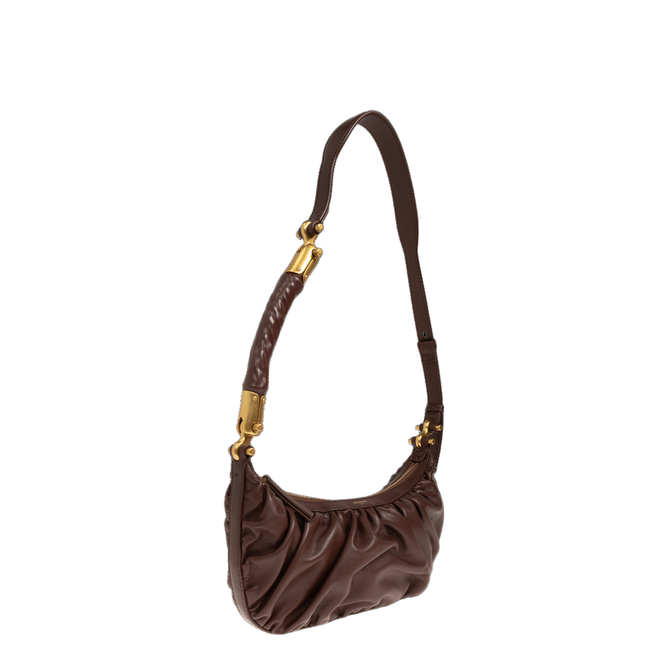MAYFEYR - Balmain - Shoulder Bag Hobo Medium - GN0BT048LSXP8GM