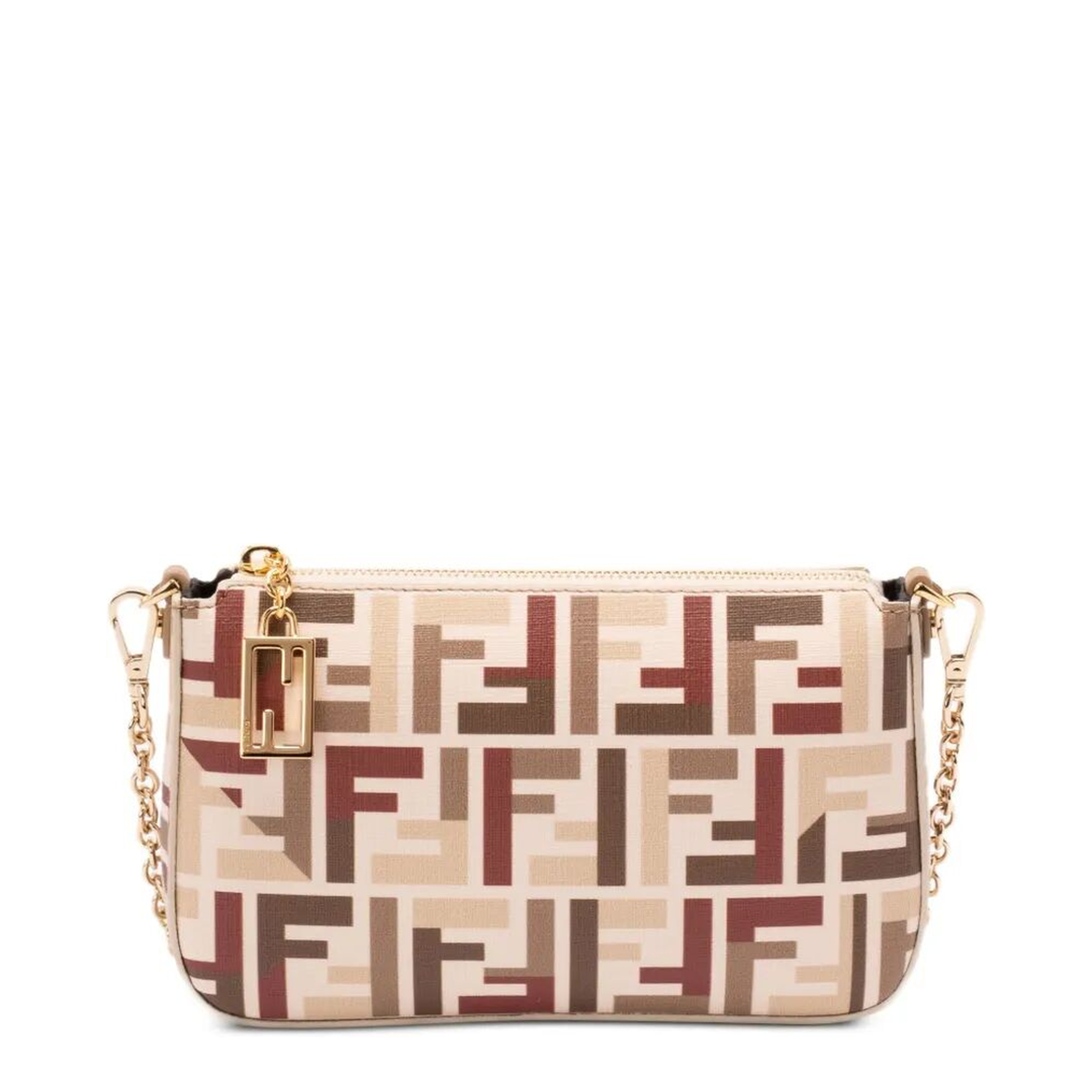 Baguette Ff fabric Pouch - Multicolour