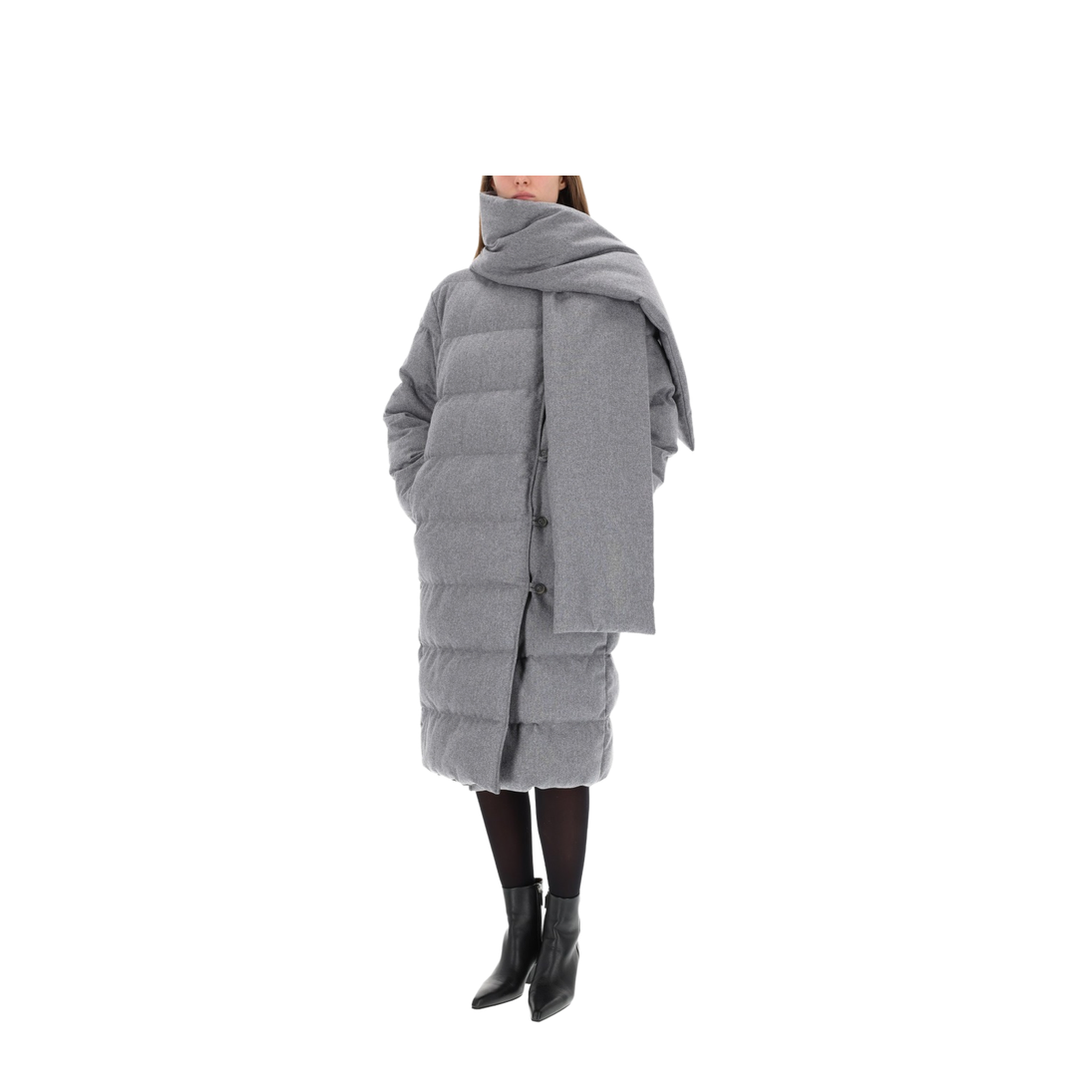 Reversible Coat with Scarf