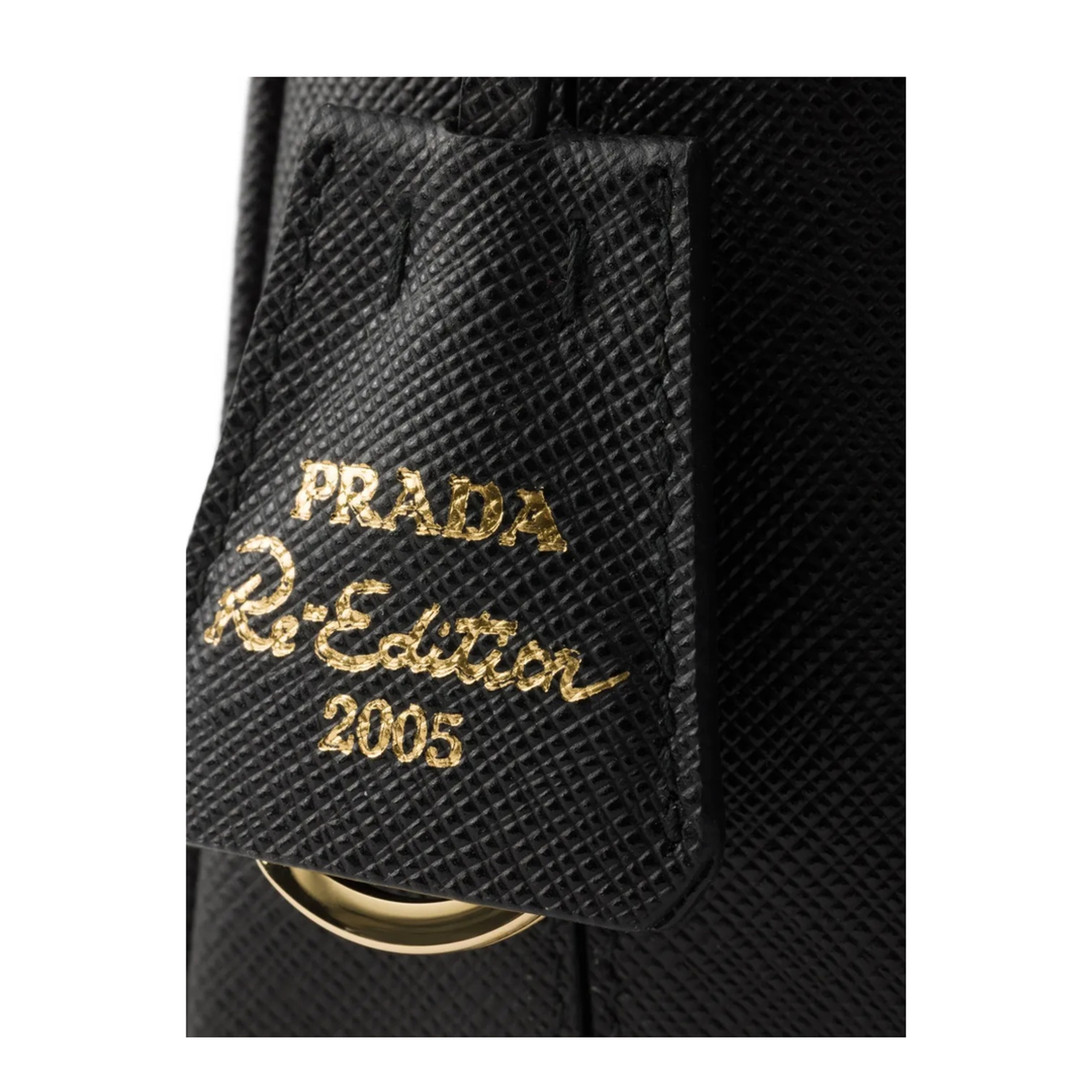 MAYFEYR - Prada - Black Re-Edition Mini Saffiano Leather Bag - 1N204WNZVF0632