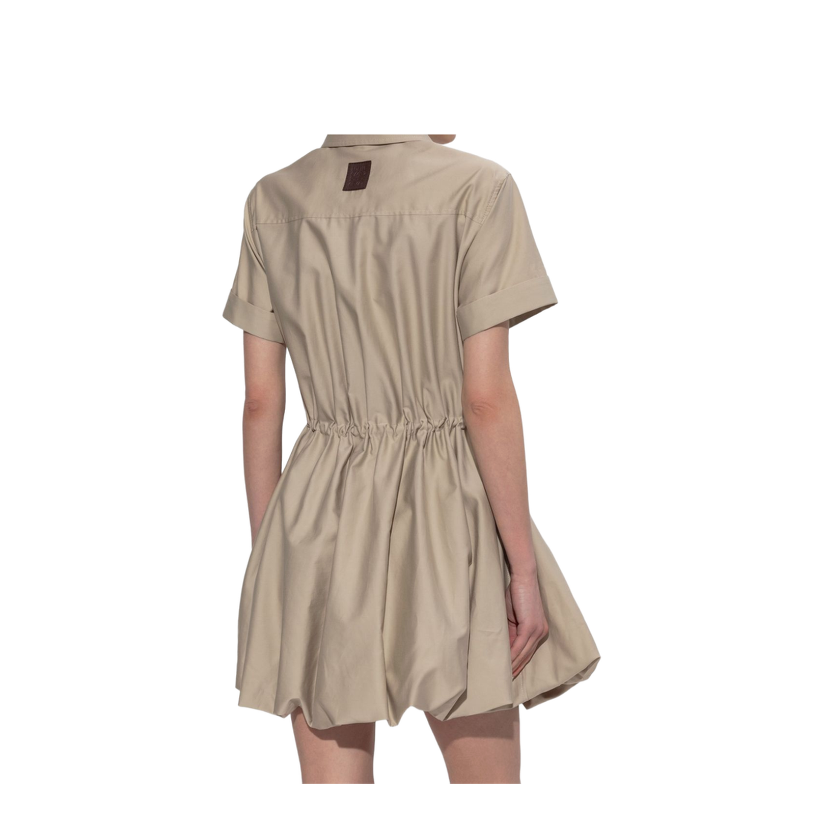 Cotton Blend Short Dress