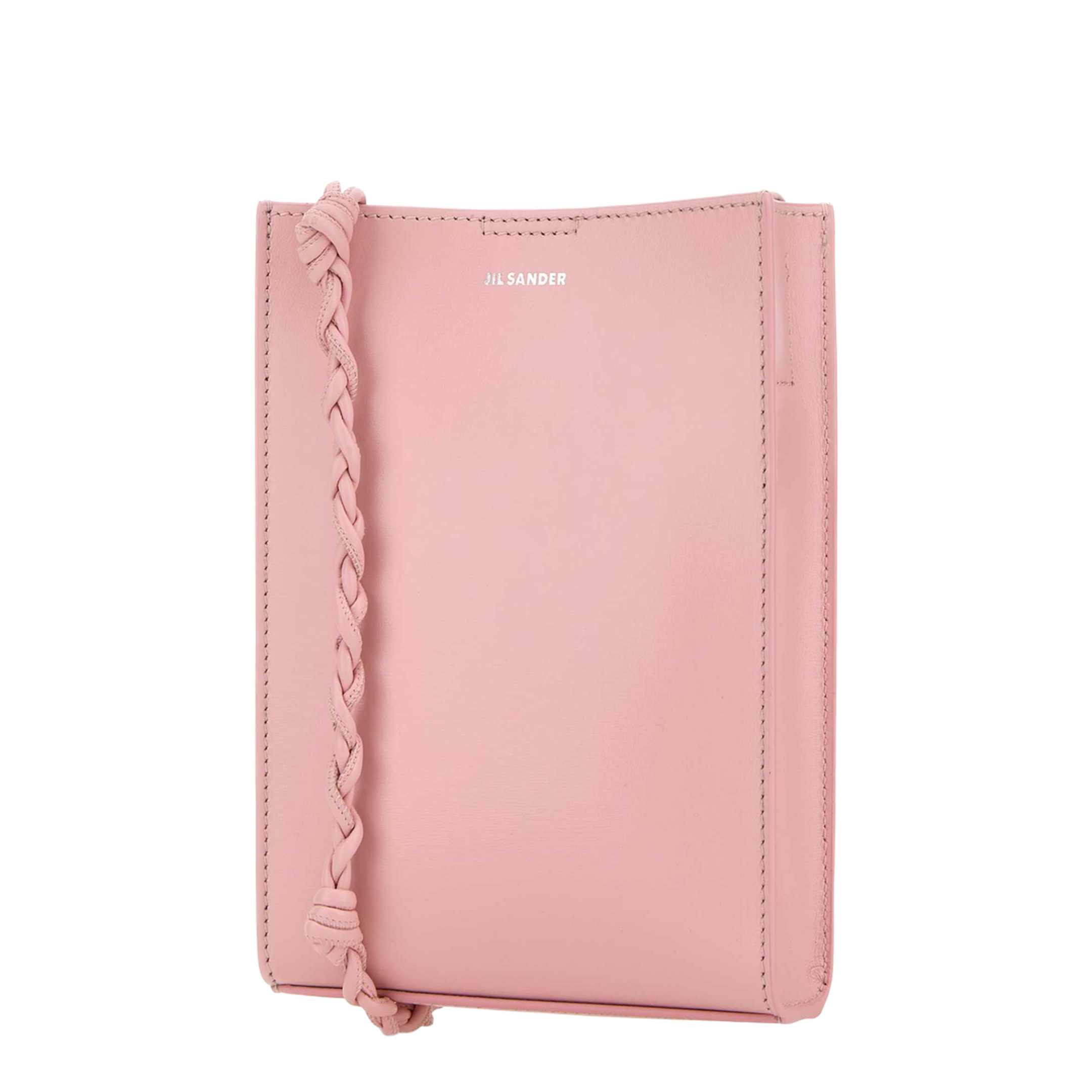 Tangle Small Leather Crossbody Bag - Neon Rose