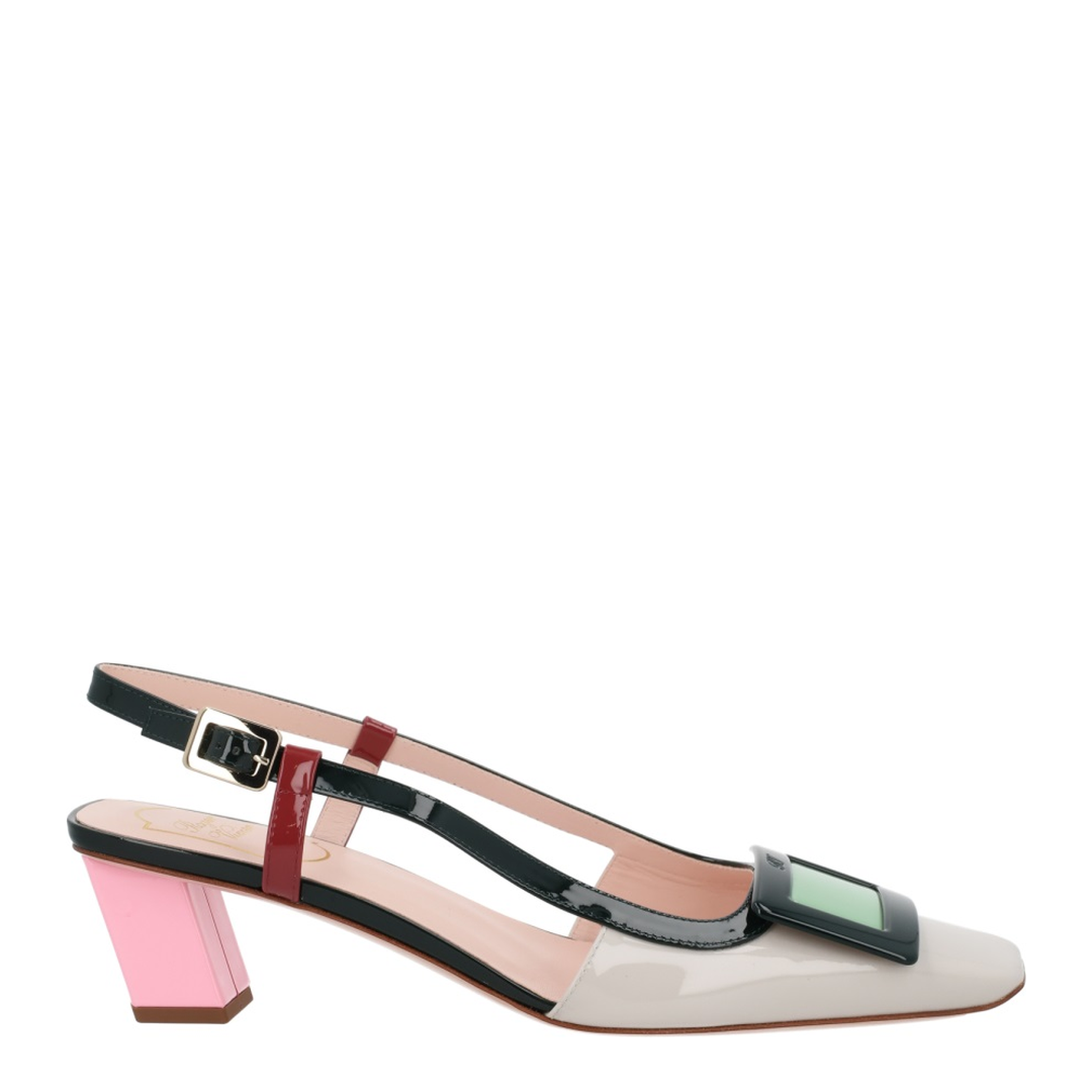 Slingback Pumps in Patent Leather