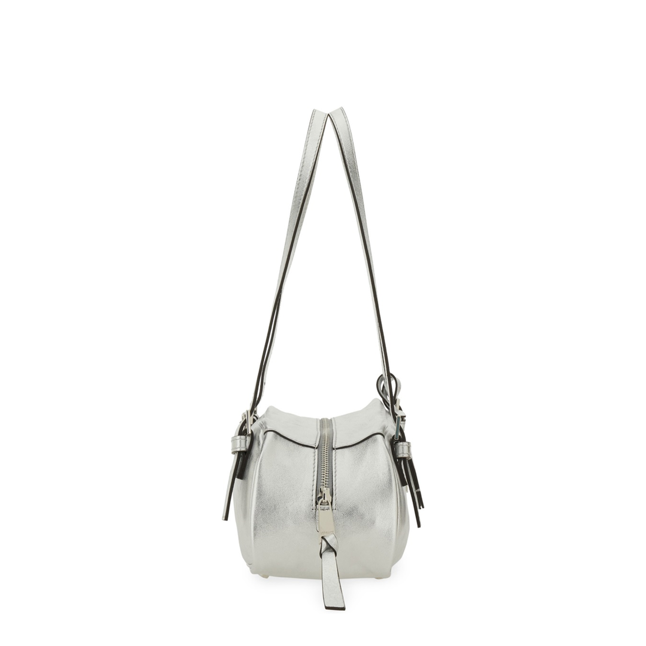 Bowling Tag Shoulder Bag Silver