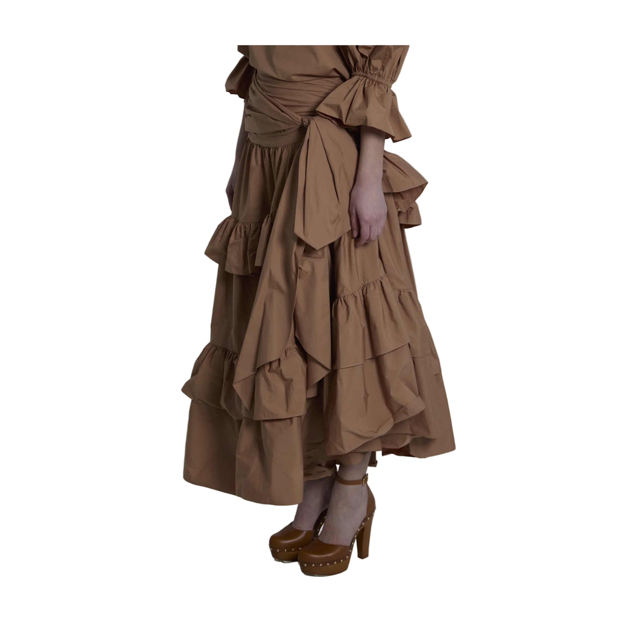 Maxi Skirt with Ruffles