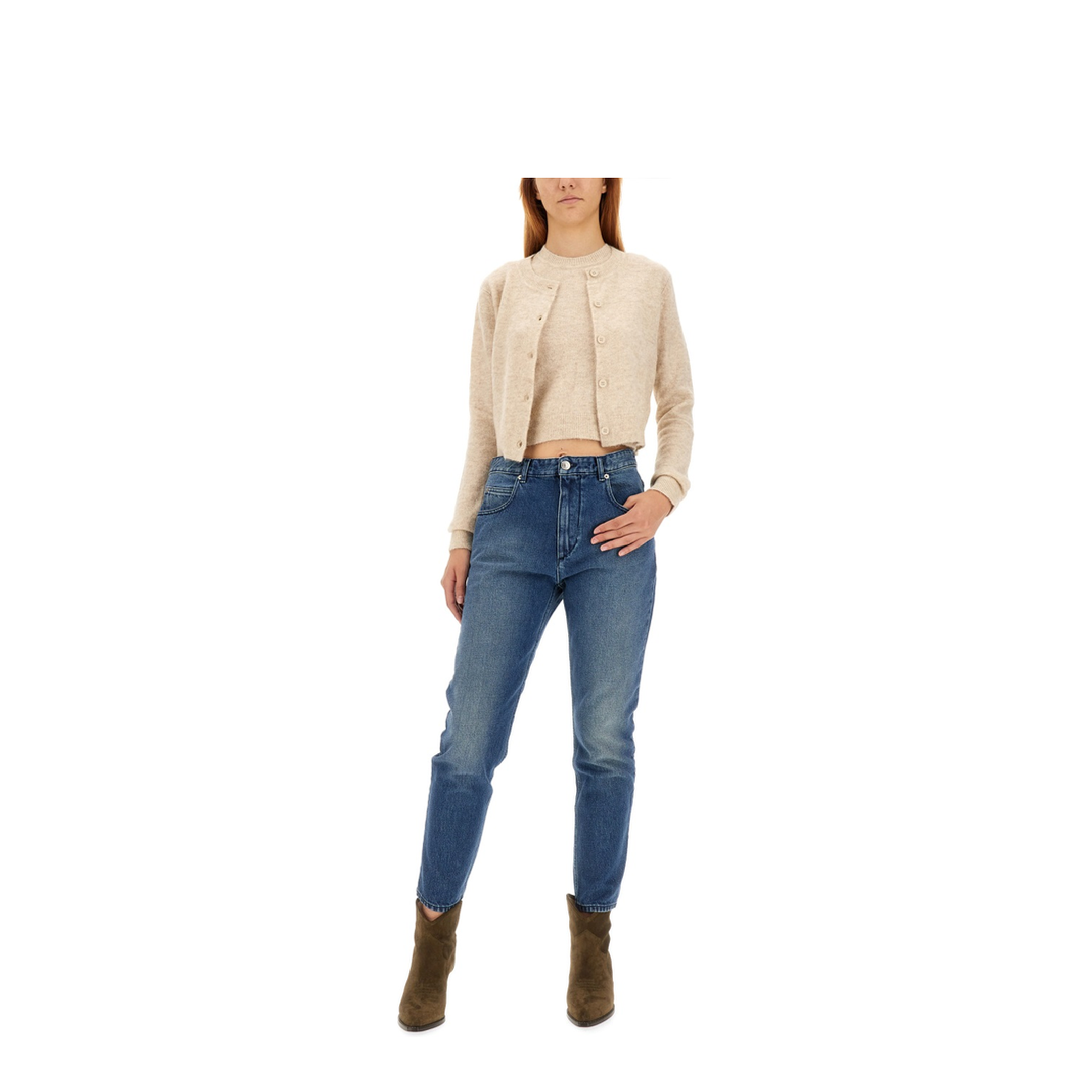 MAYFEYR - Marant Etoile - Cardigan Amenita - CA0042FAA1L68E90LB