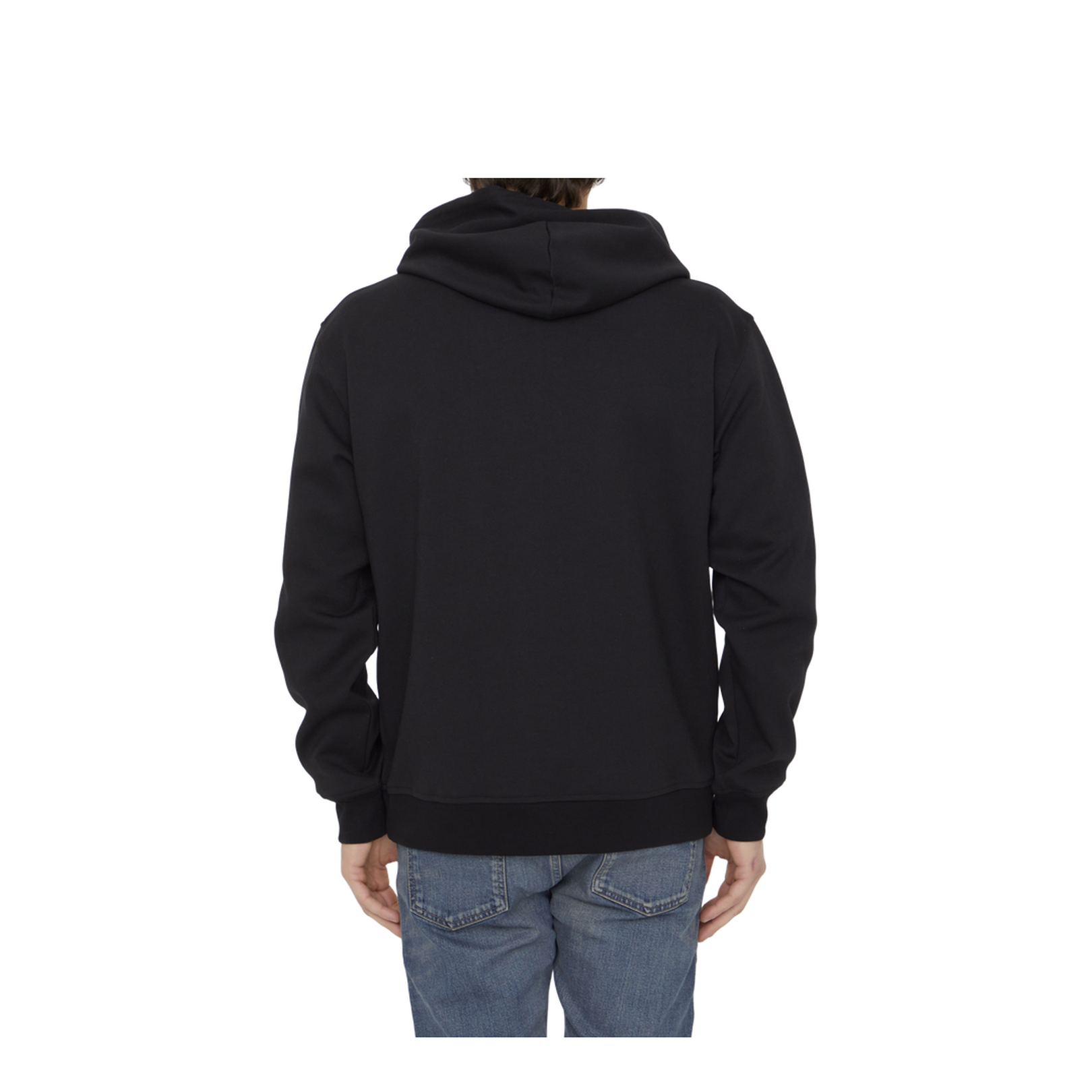 Black Vlogo Signature Zip-up Hoodie