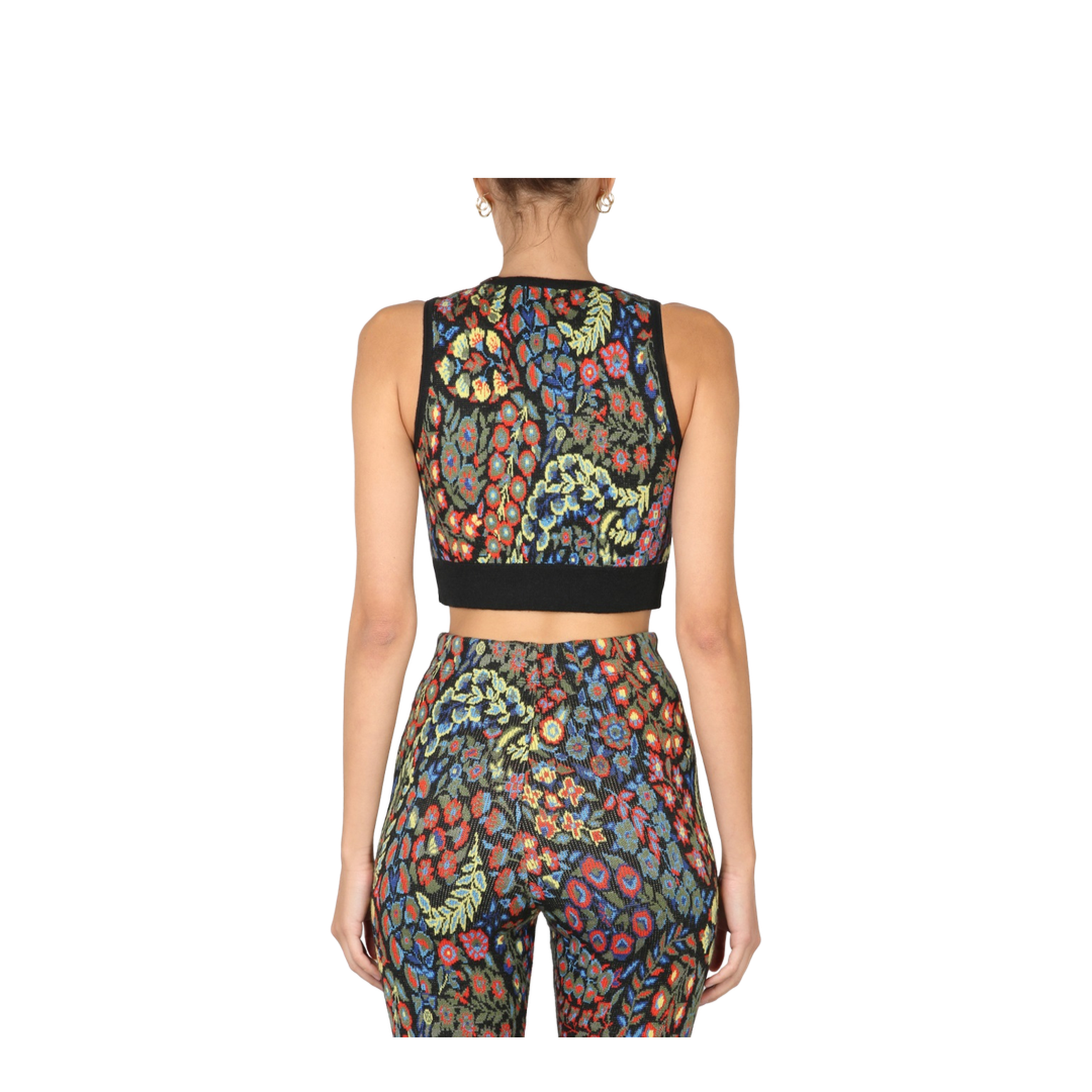 Jacquard Wool Blend Top And Leggings