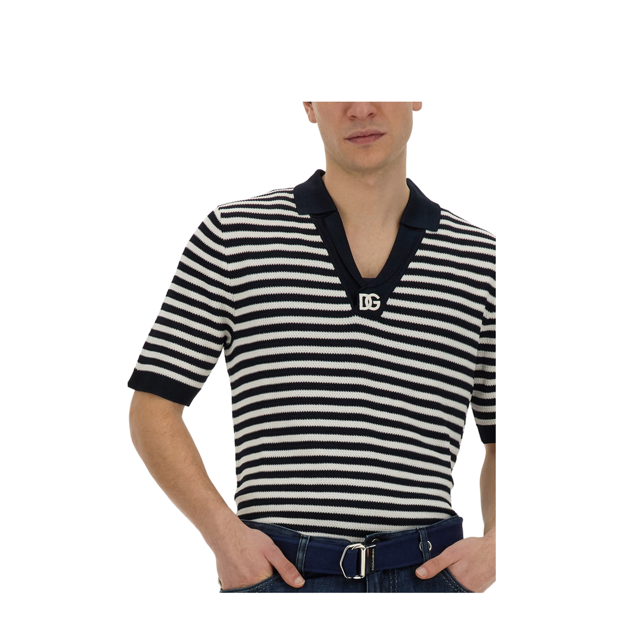 V-Neck Polo Shirt