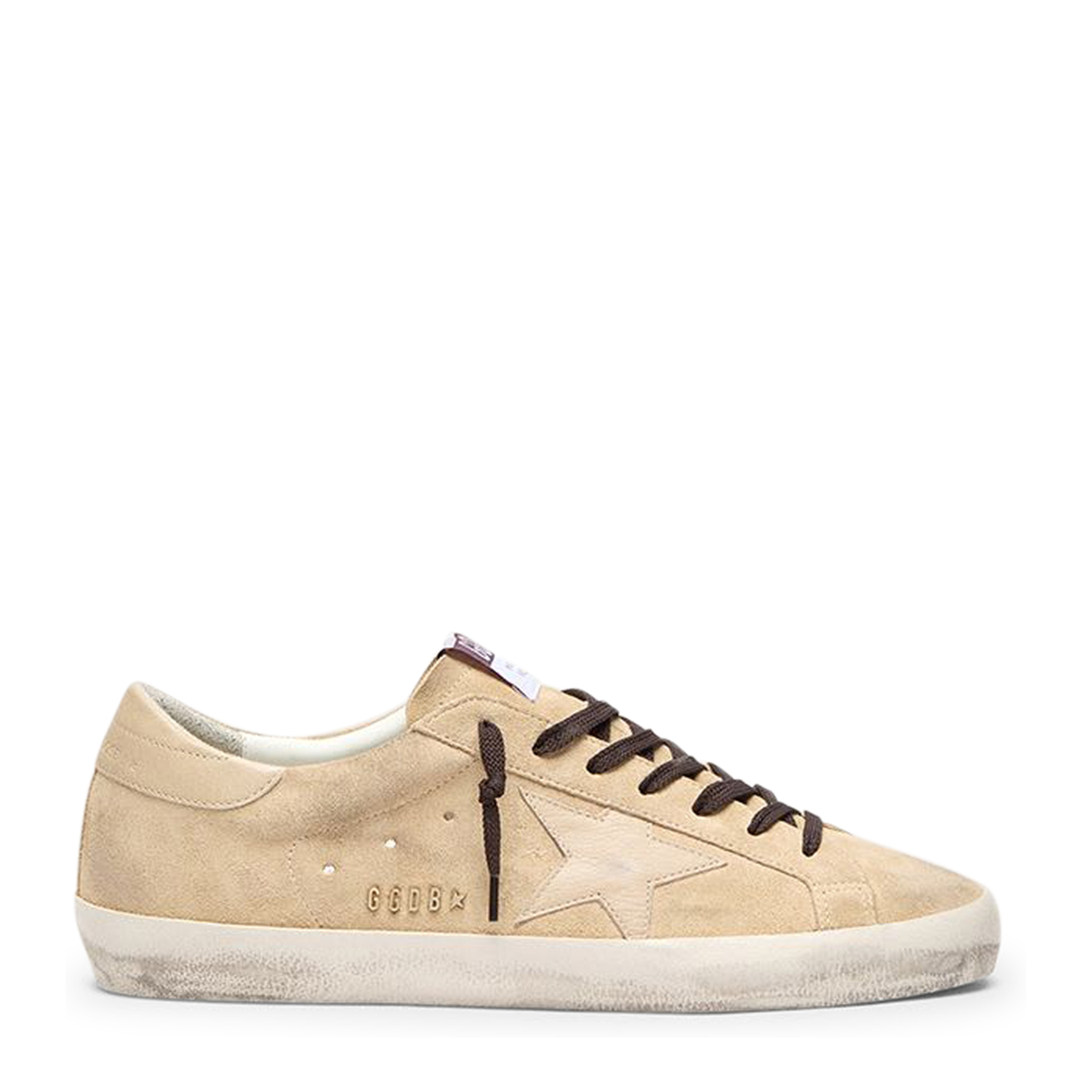 Super Star Suede Upper Nappa Star and Heel with Metal Lettering
