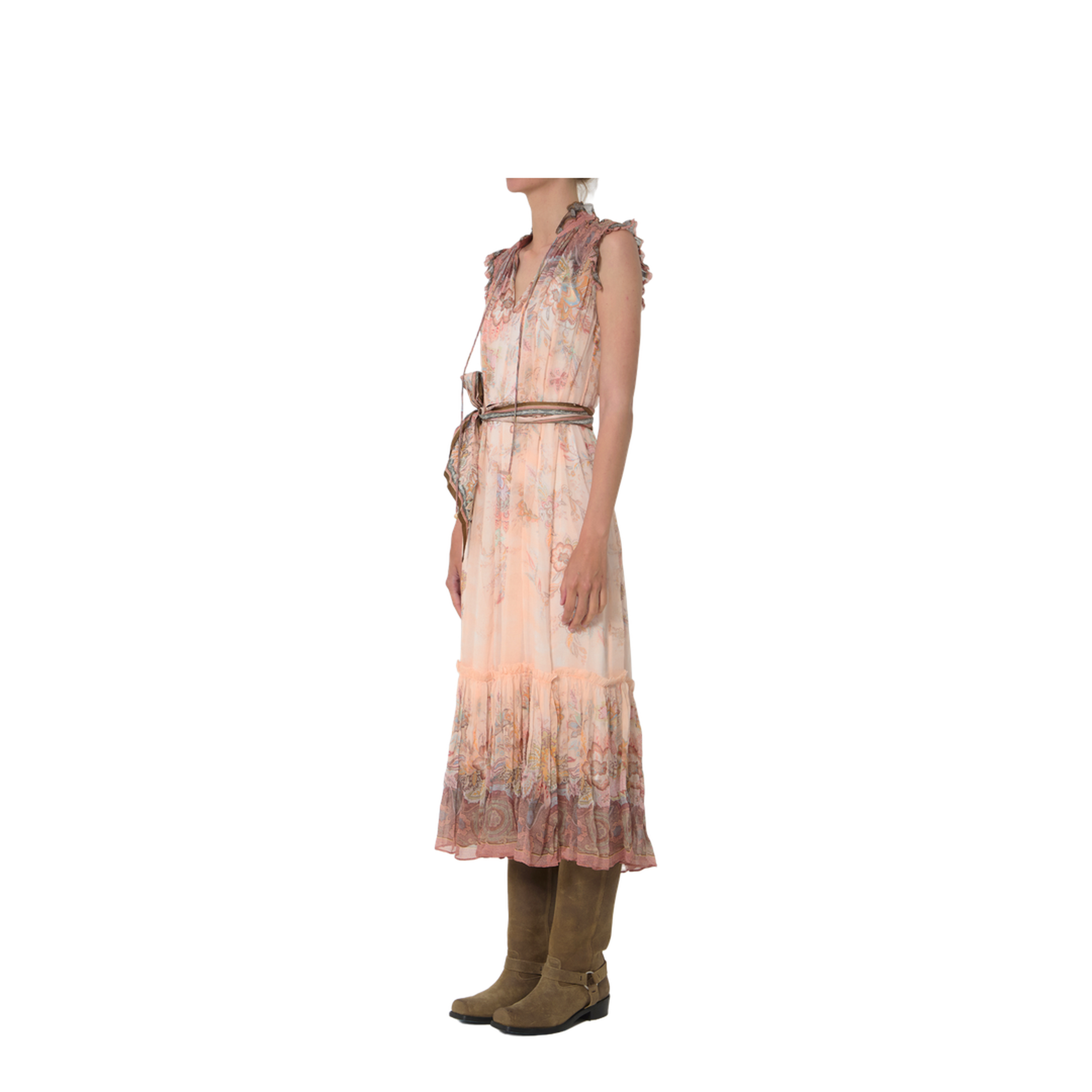 Alchemy Flutter Dress - Pink