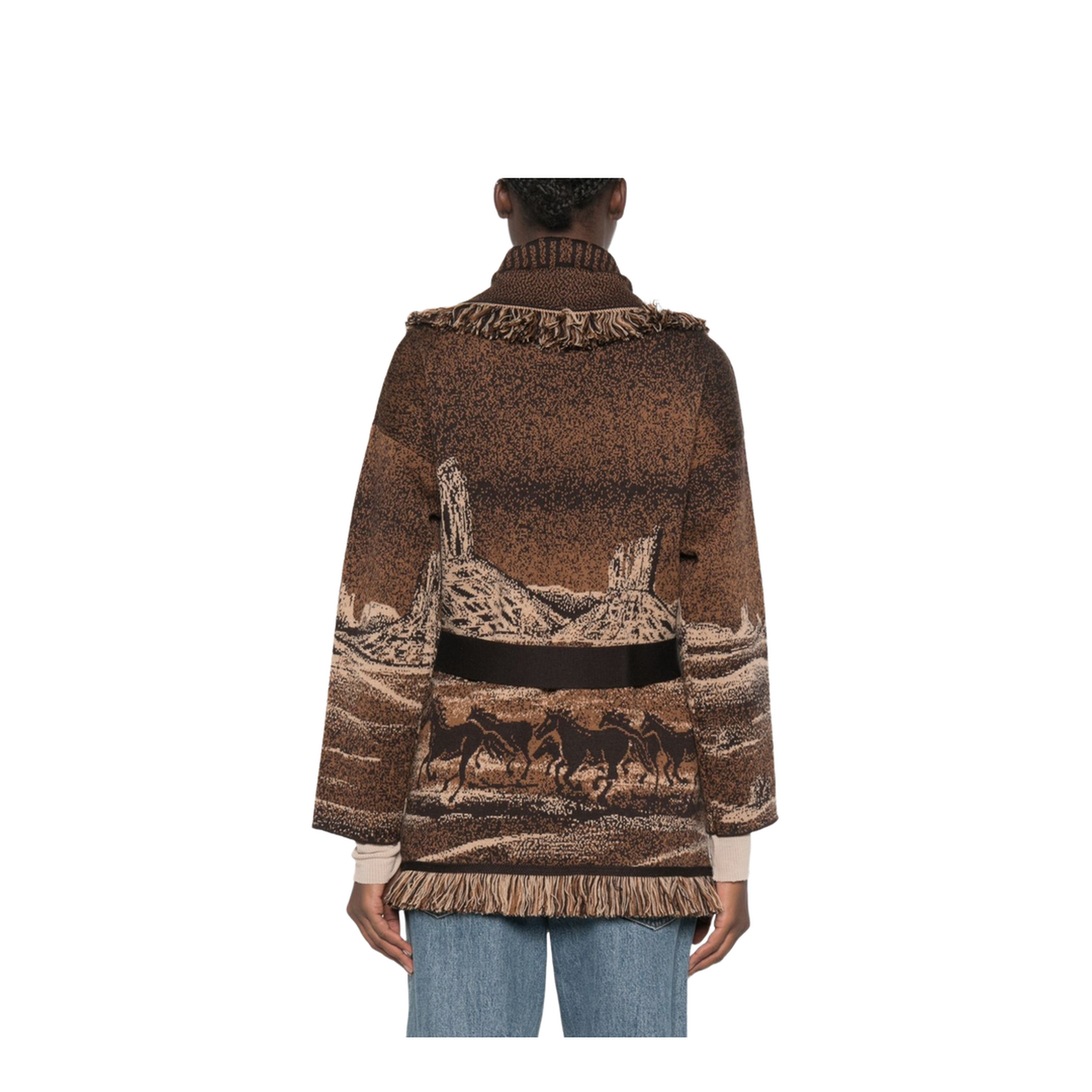 MAYFEYR - Alanui - Sweaters Brown - LWHB064E26KNI0256064