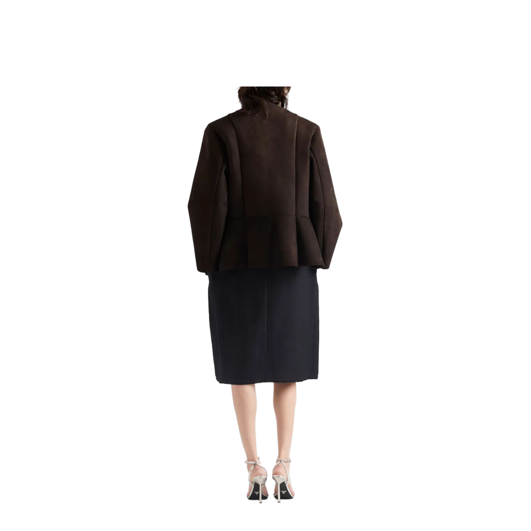 MAYFEYR - Prada - Chevron Wool Midi Skirt - P134ZGSOOO18DE