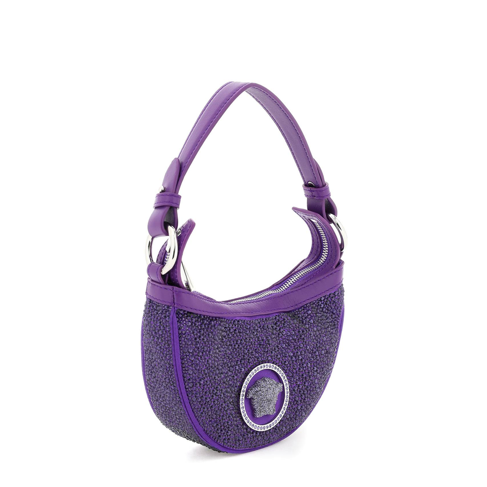 Mini Hobo Bag with Crystals