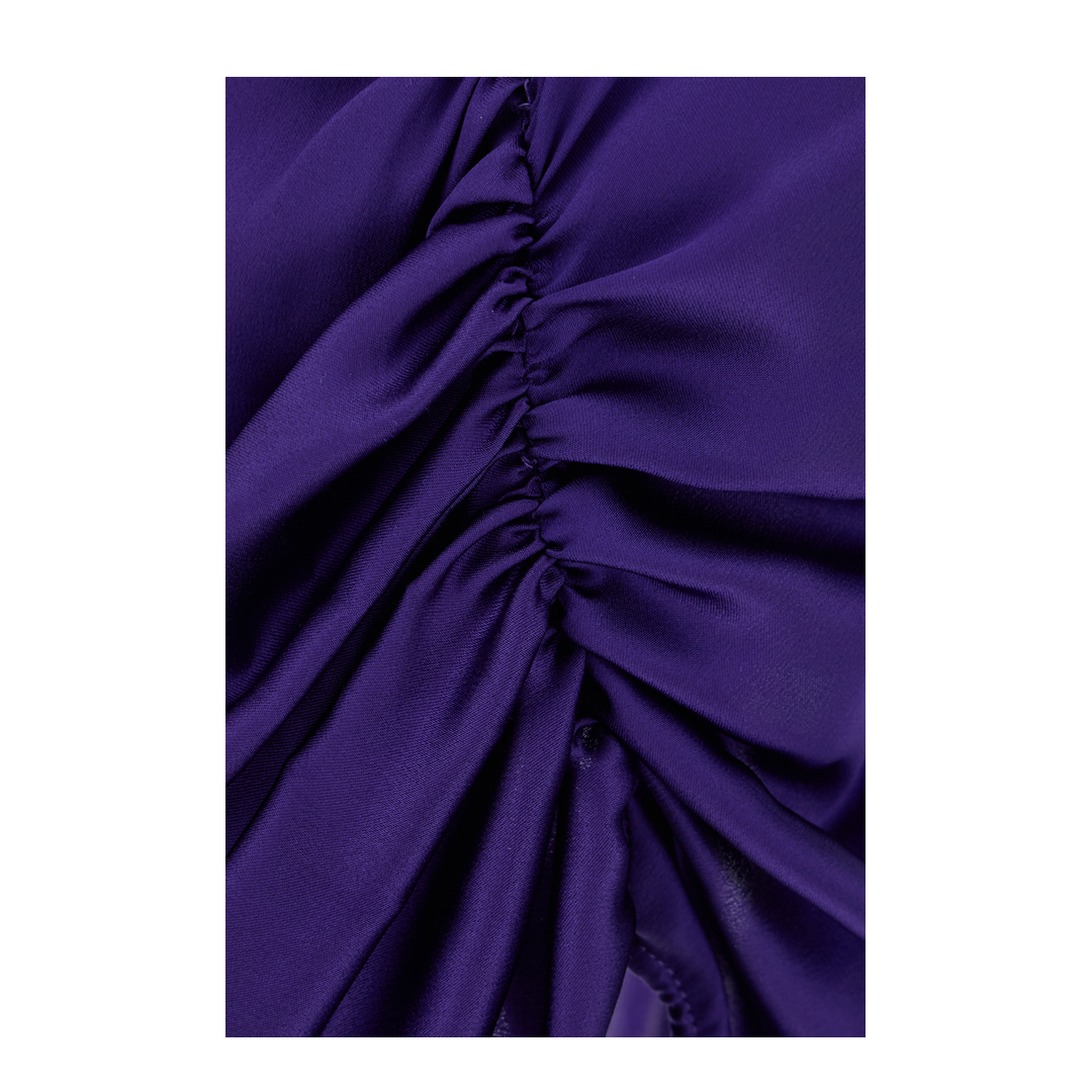 Satin Key Dress Blue