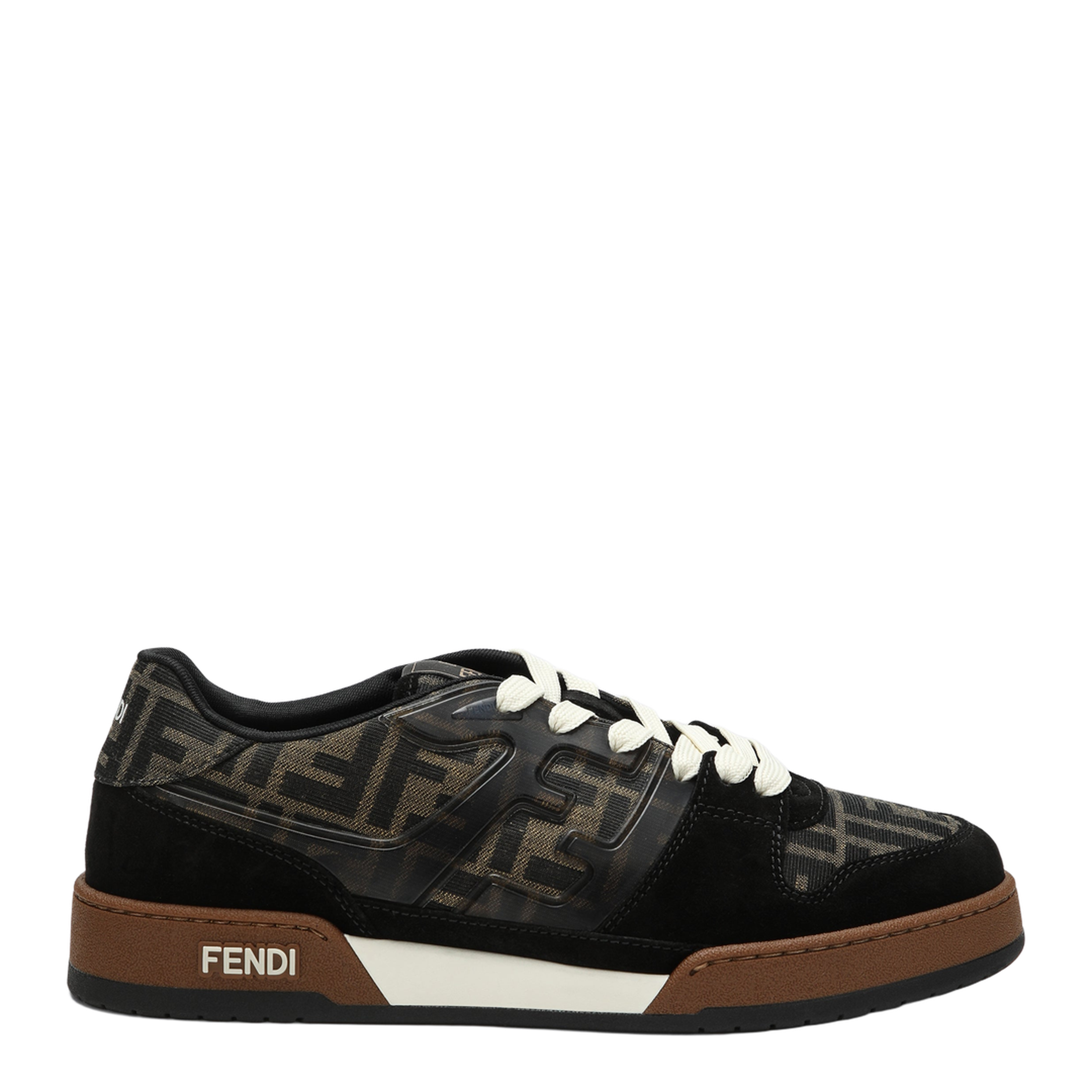 Match Sneaker in Black/Tabacco FF Jacquard
