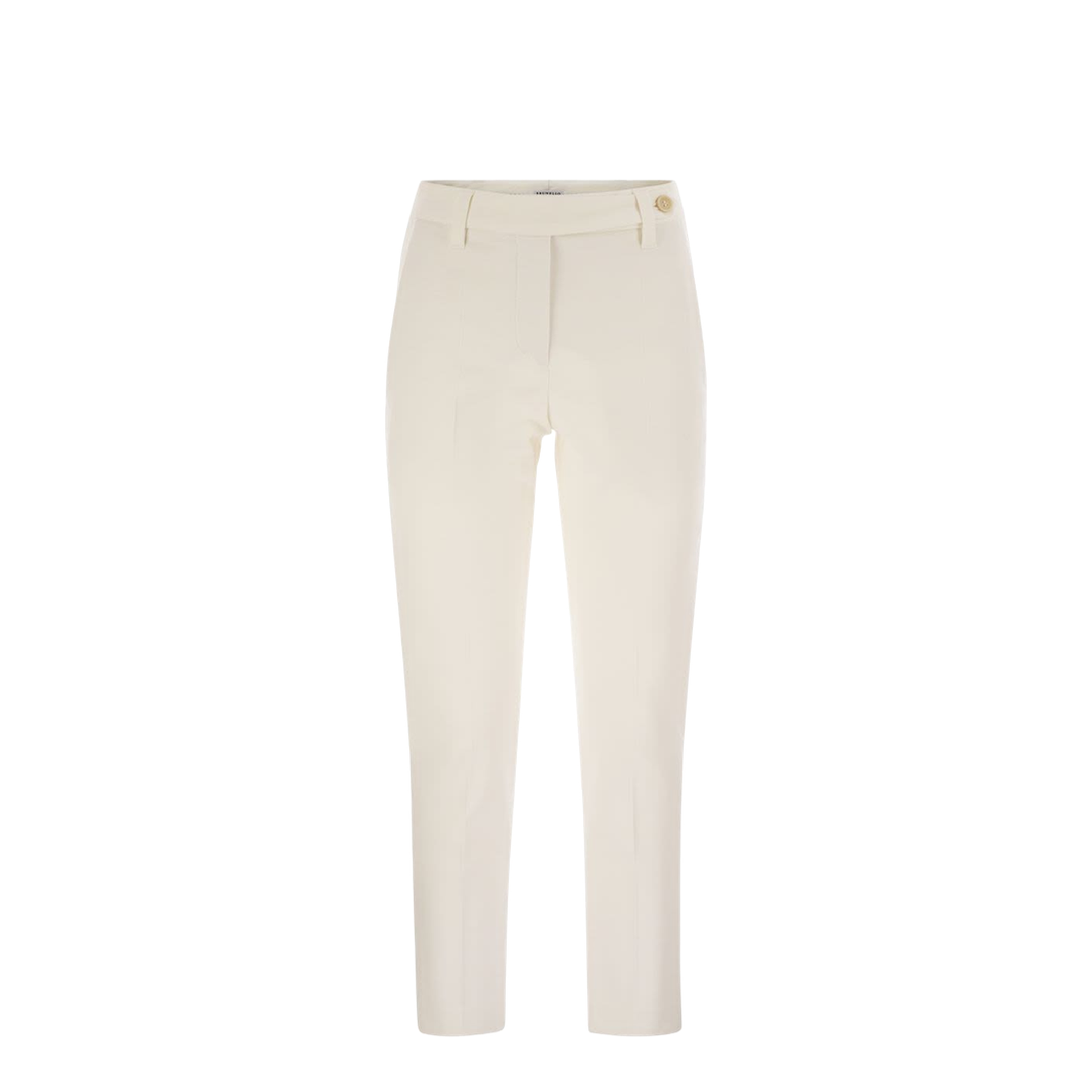 Cigarette Trousers Stretch Cotton