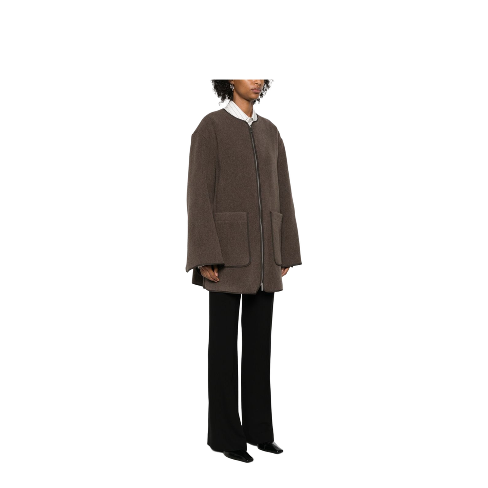 Brown Felt Jacket