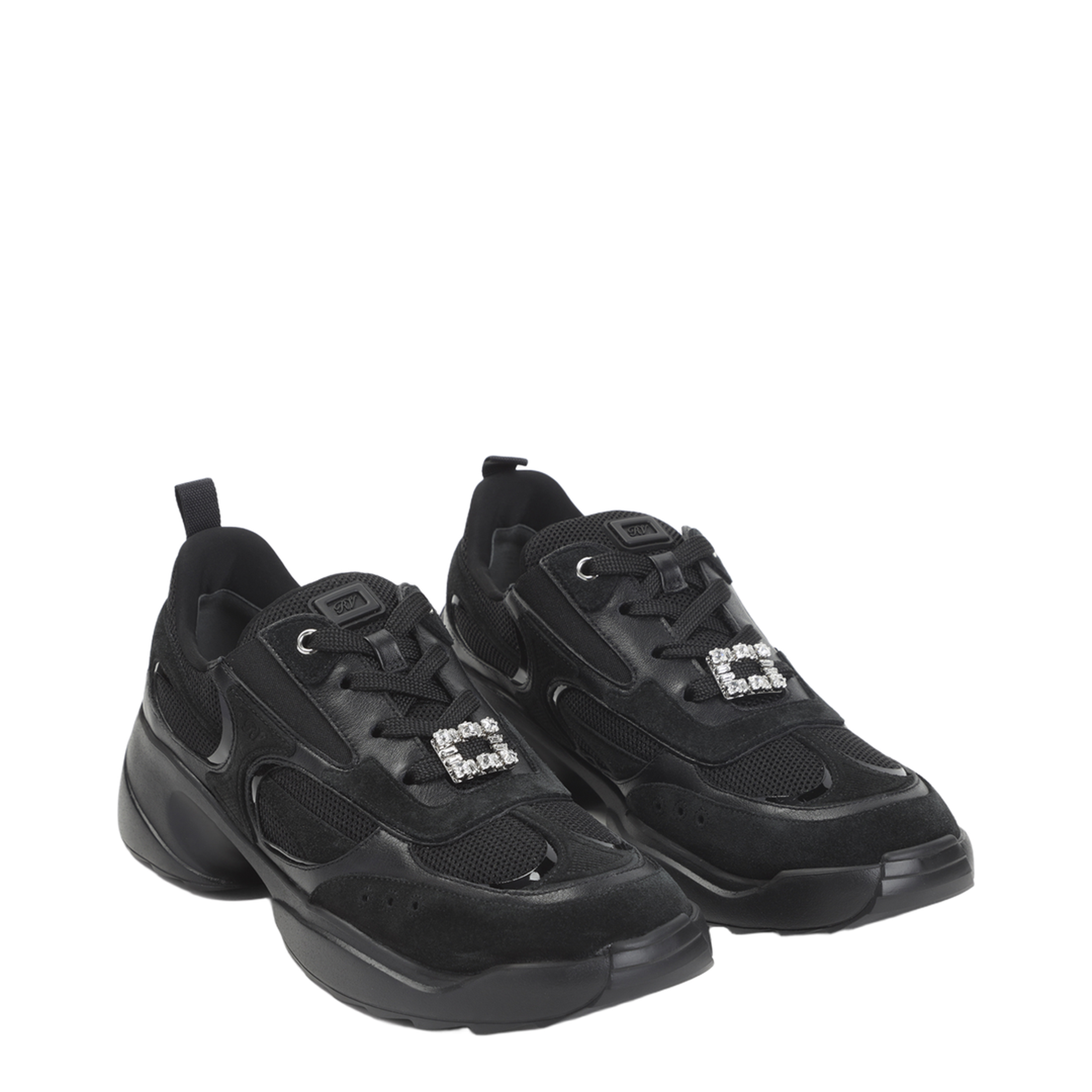 MAYFEYR - Roger Vivier - Run Mini Strass Lace-Up - RVW75645570VN8