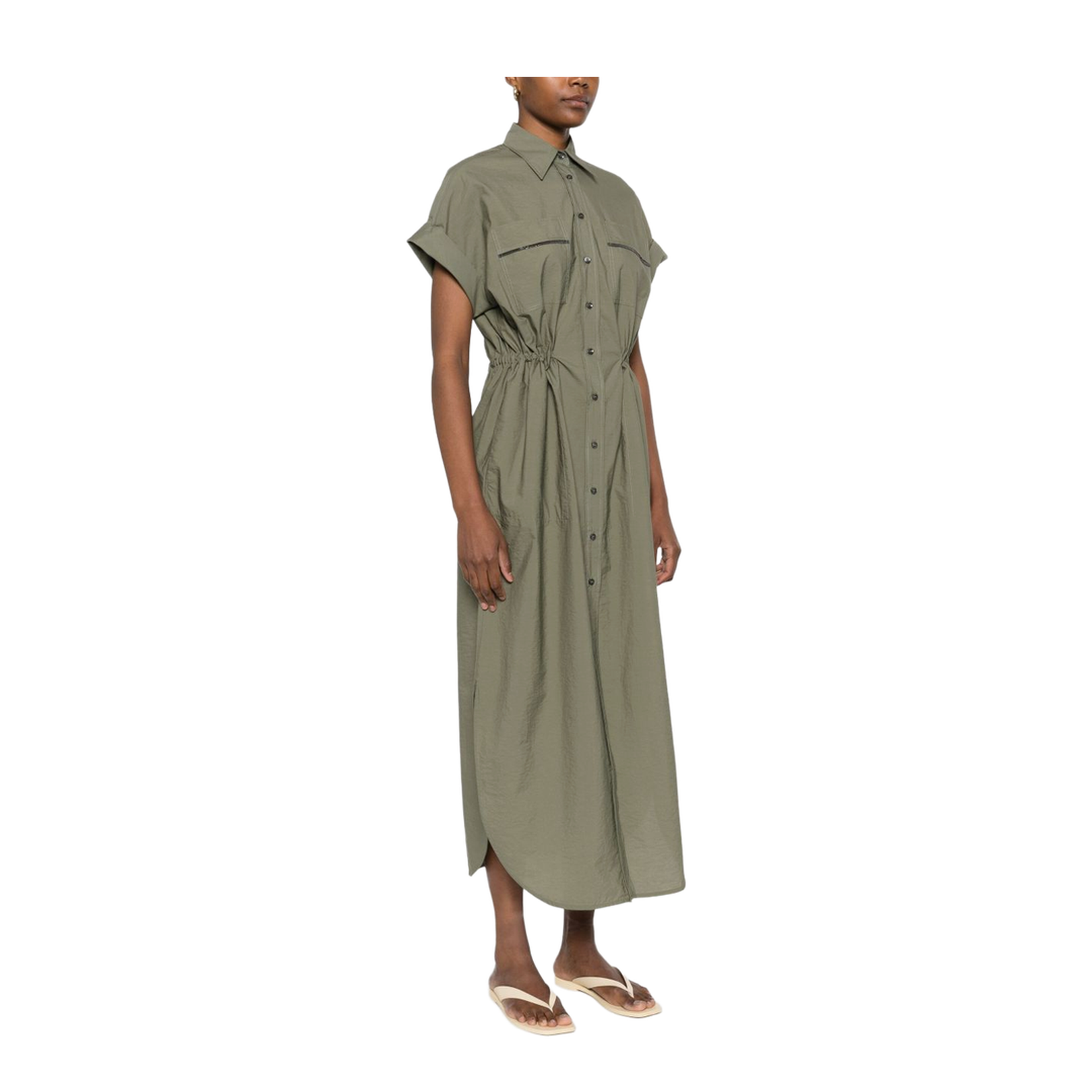 Techno Popeline Chemisier Dress