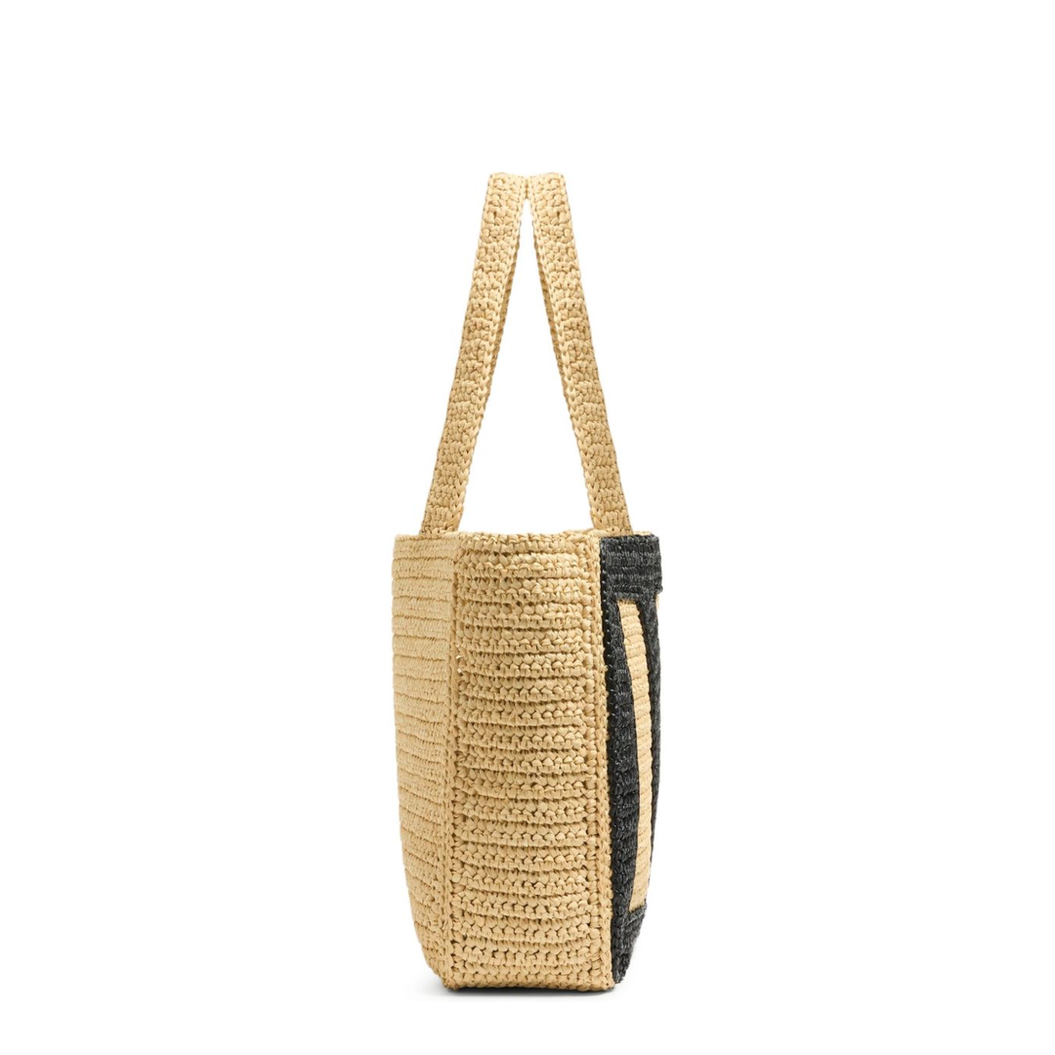 Raffia large Viva Superstar shopping bag
