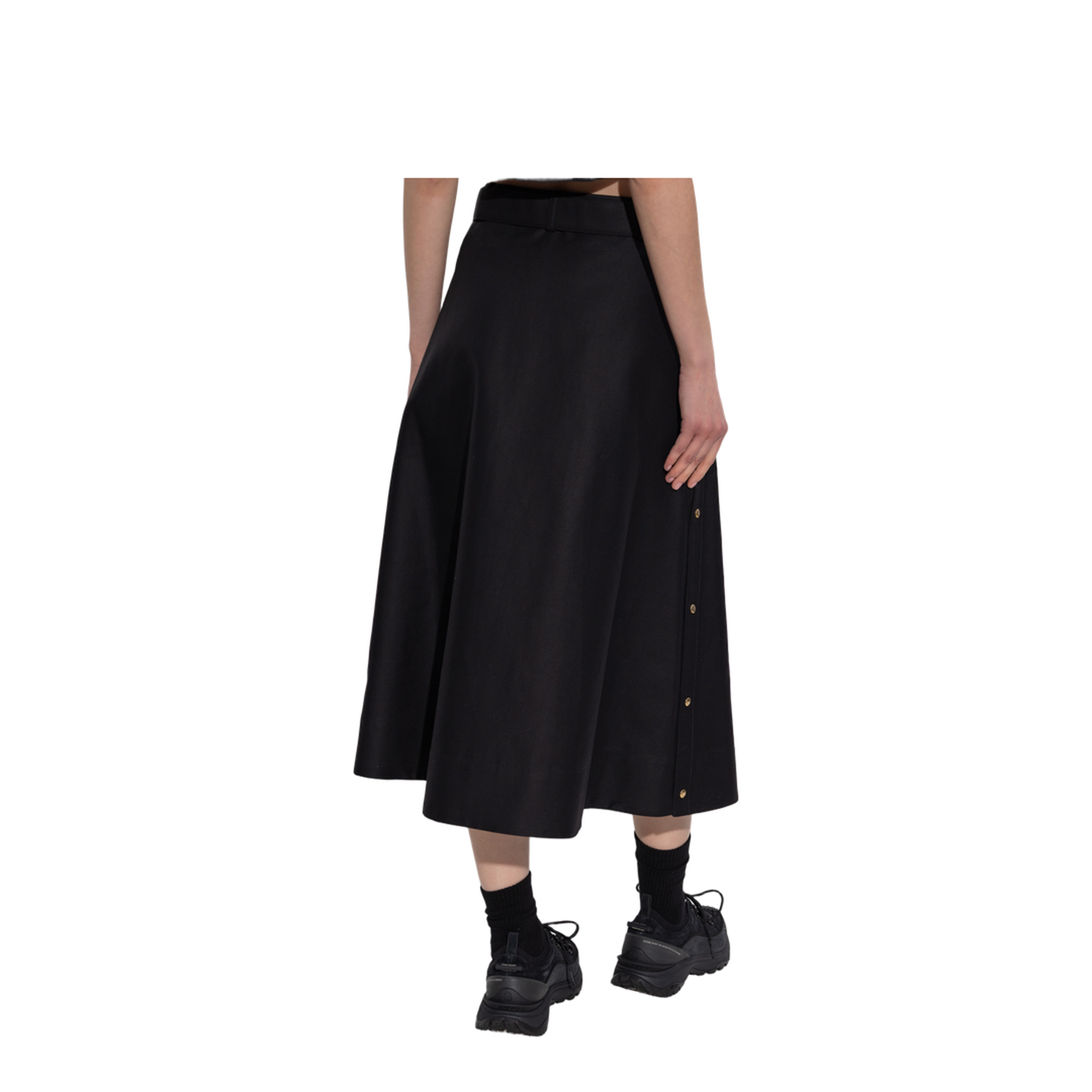 Skirt with Waistband Black