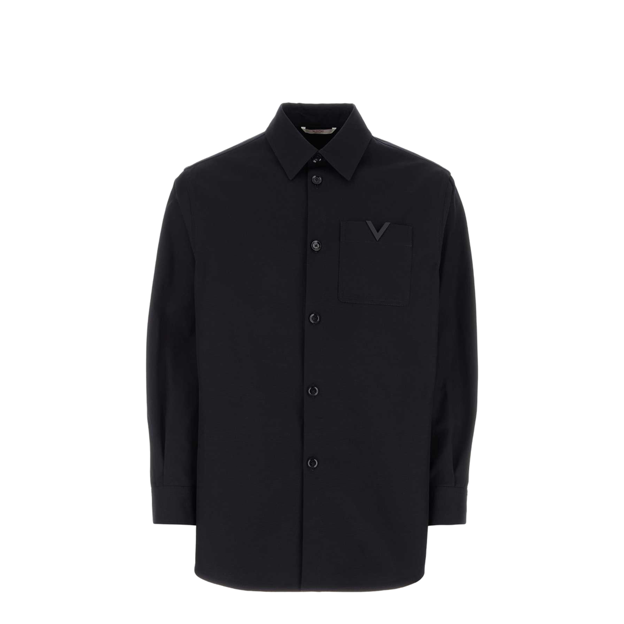 Midnight Blue Stretch Cotton Shirt