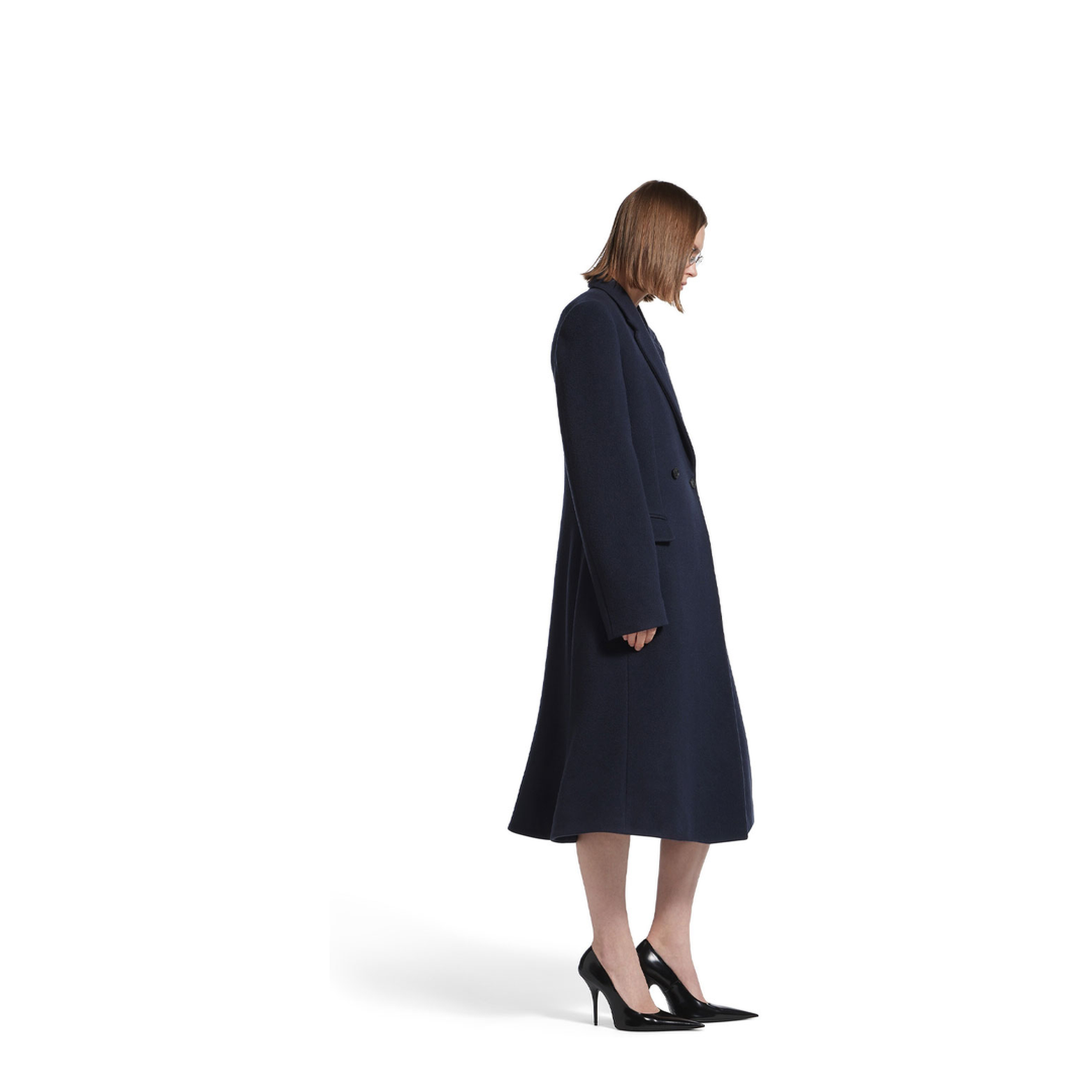 MAYFEYR - Balenciaga - Godet Brushed Wool Midi Coat - 850608TQU14