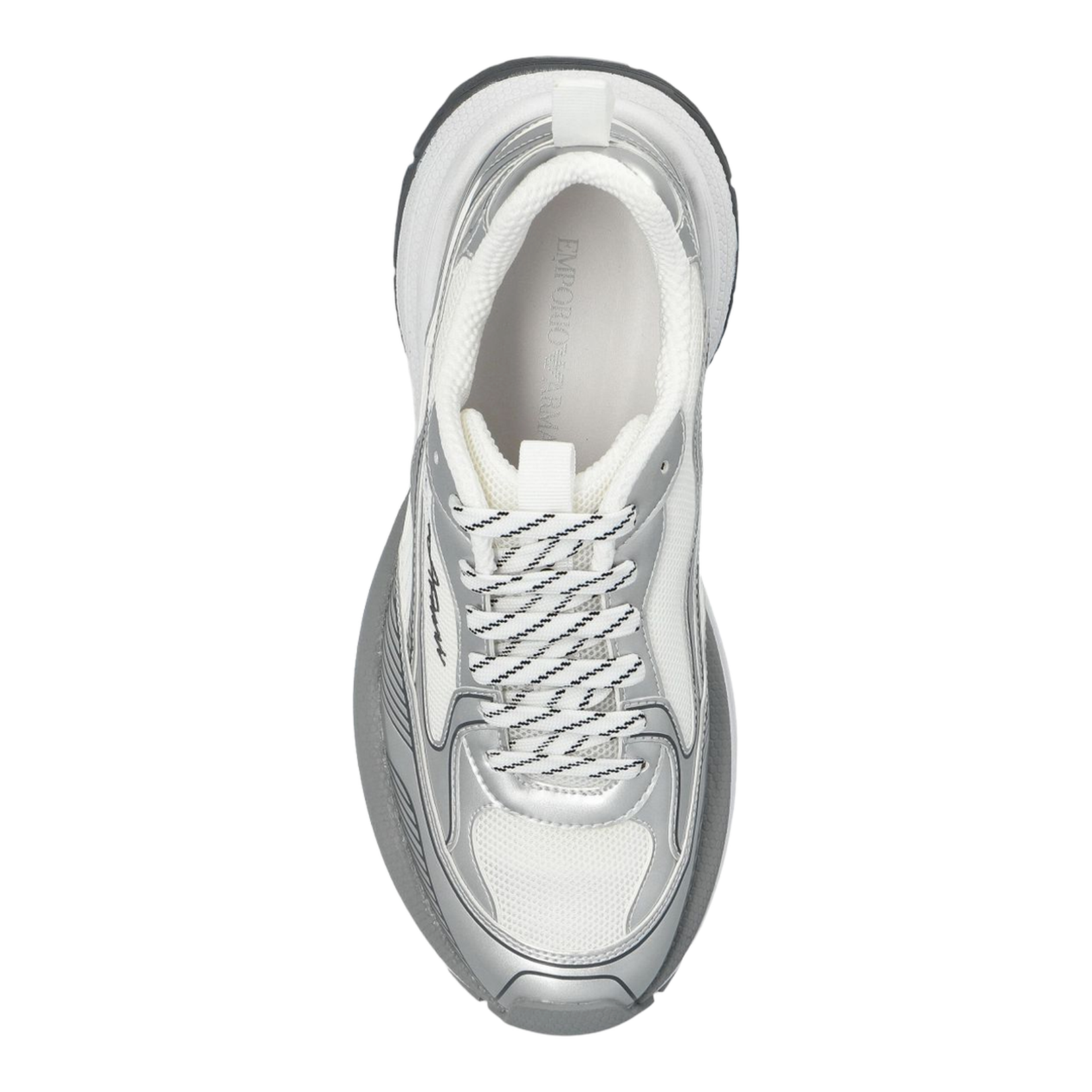 Mesh Sneakers with Laminated Details