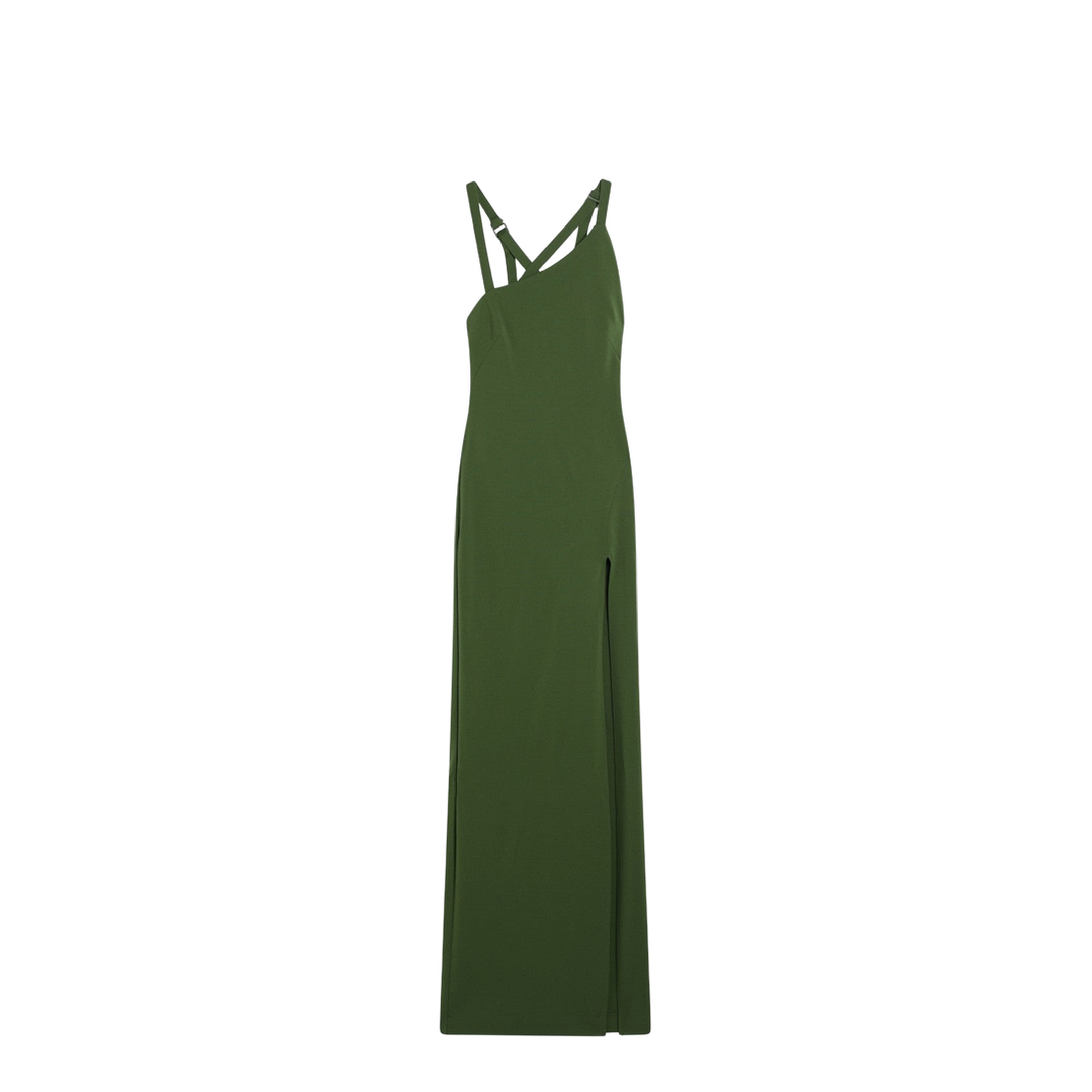 MAYFEYR - The Attico - Long Green Dress With Slit - 260WCW0026VVP002AA017