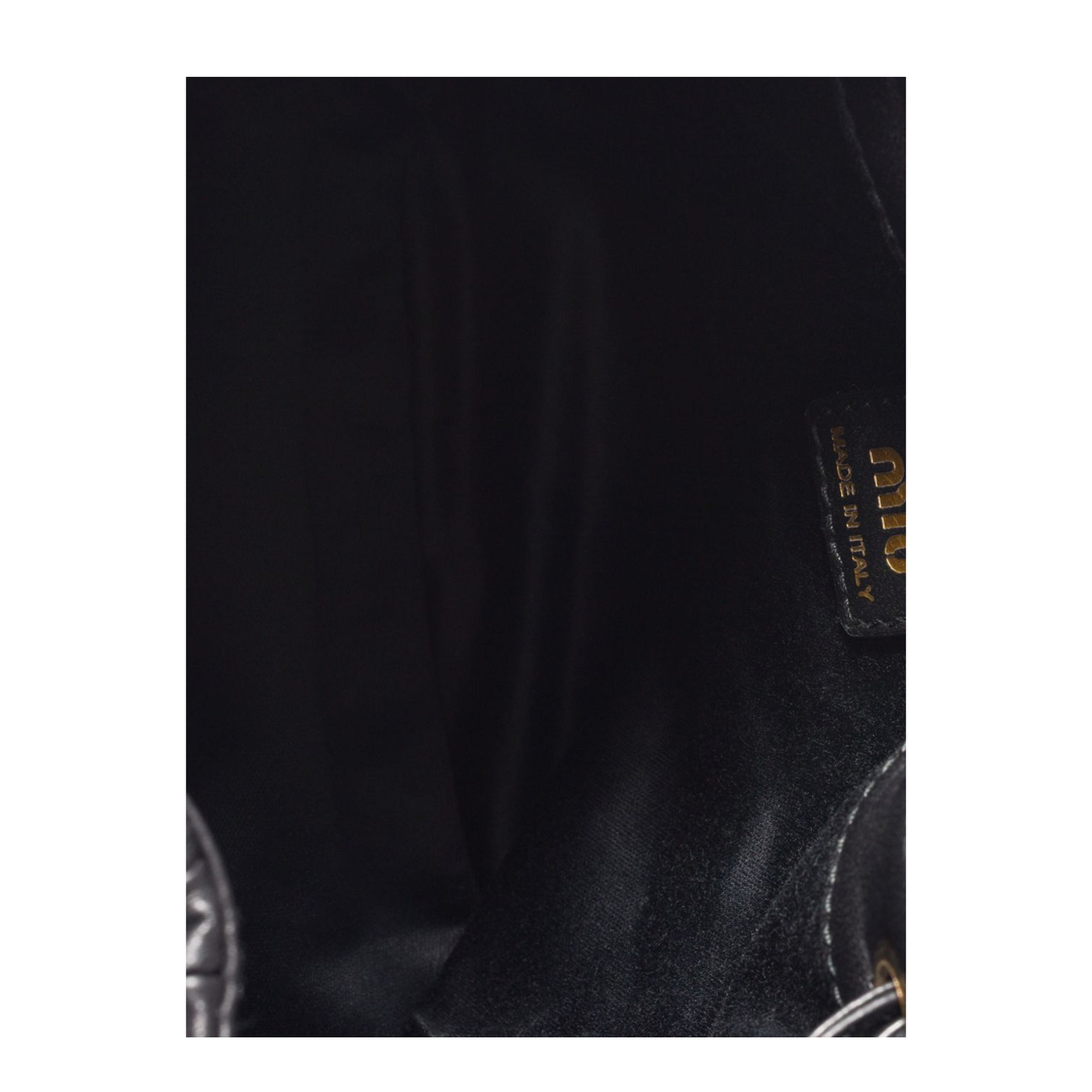 Black Nappa Leather Pouch
