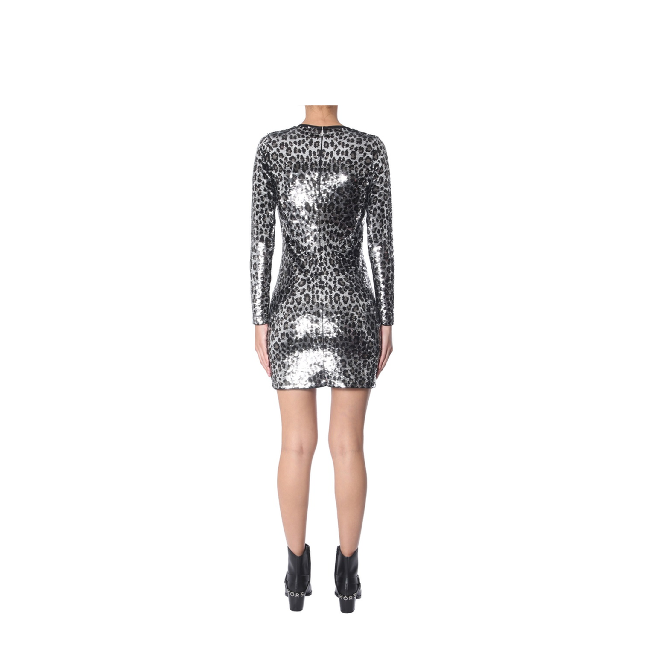 MAYFEYR - MICHAEL BY MICHAEL KORS - Leopard Dress - MF98Z4LCJE033GUNMETAL