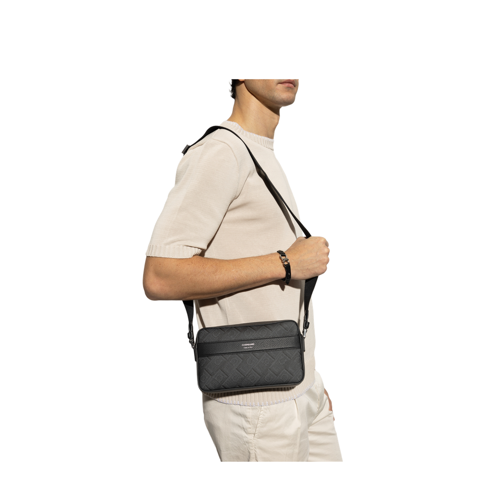 Shoulder Bag with Monogram