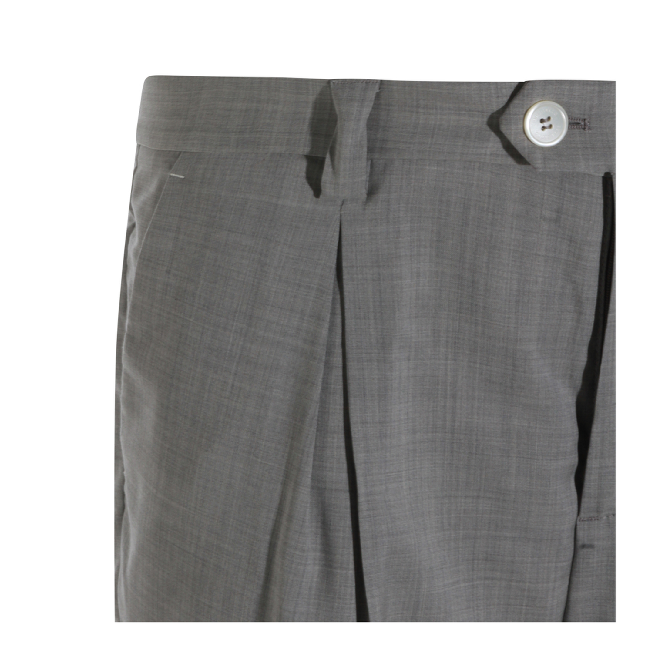 Mlange Wool Pants - Grey
