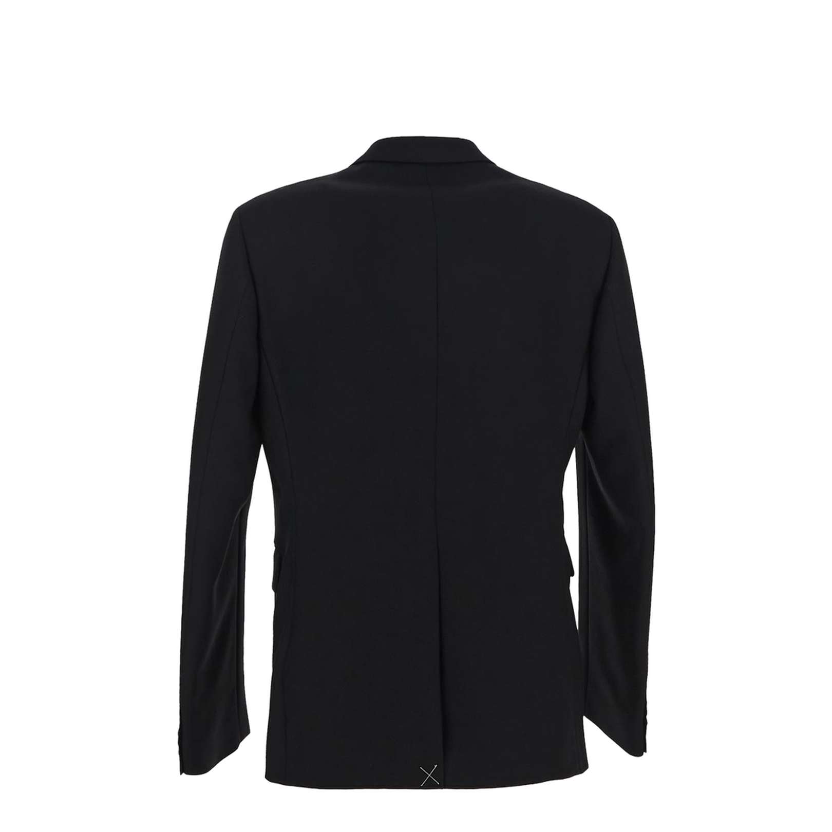 Formal Jacket Wool Fabric - Black