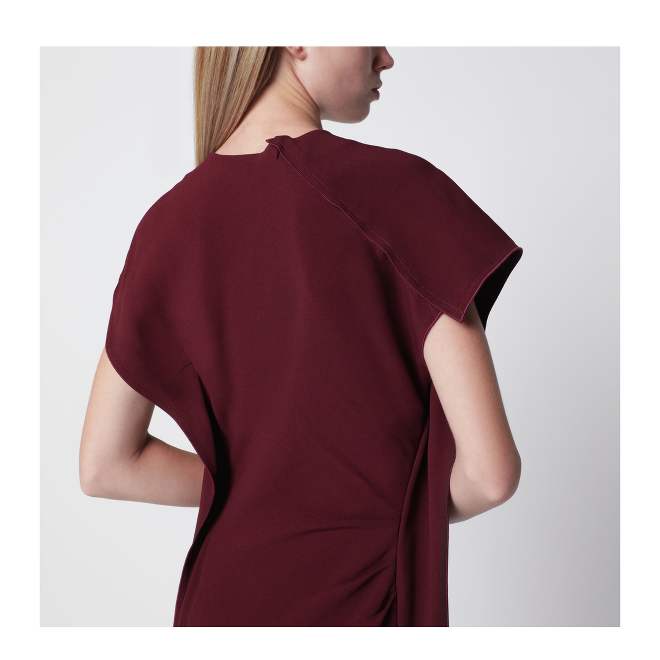 MAYFEYR - Victoria Beckham - Stretch Cady Ankle-Length Dress In Cinnabar Red - 1326WDR007380BVICR