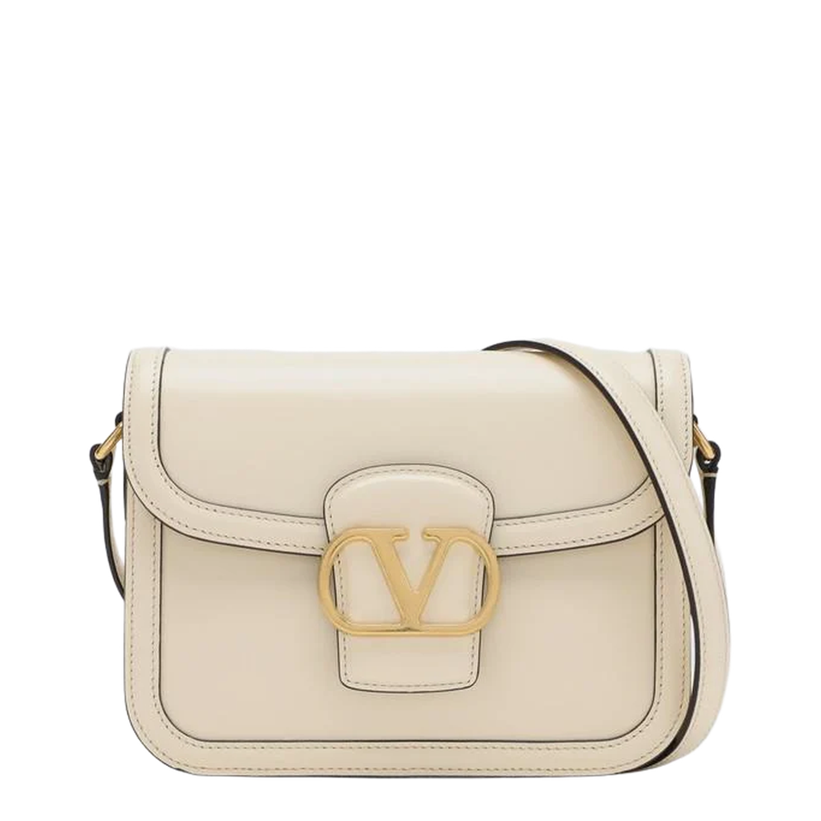 Small Handbag in Butter-Coloured Leather